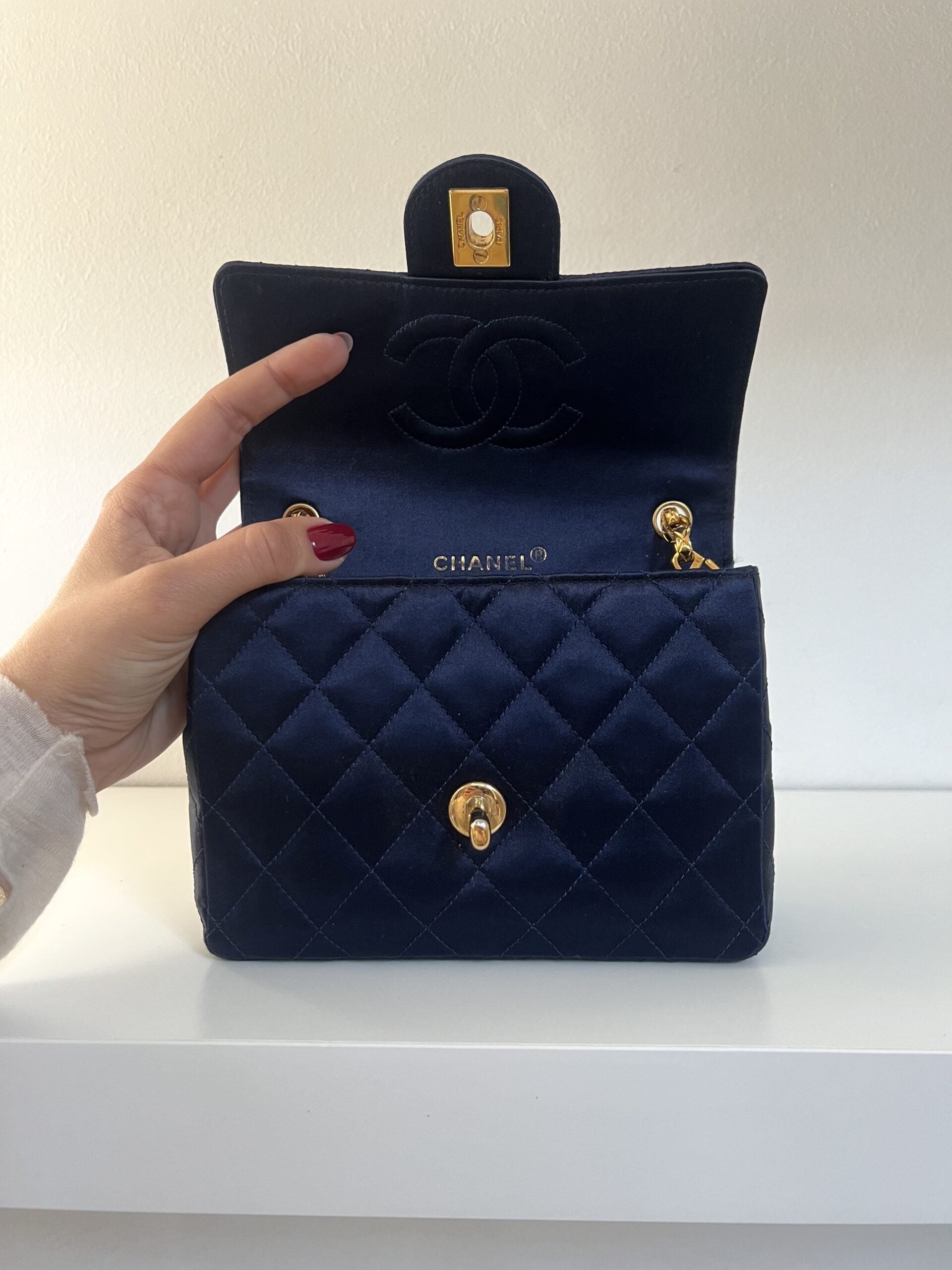BORSA MINI IN RASO DI SETA CHANEL