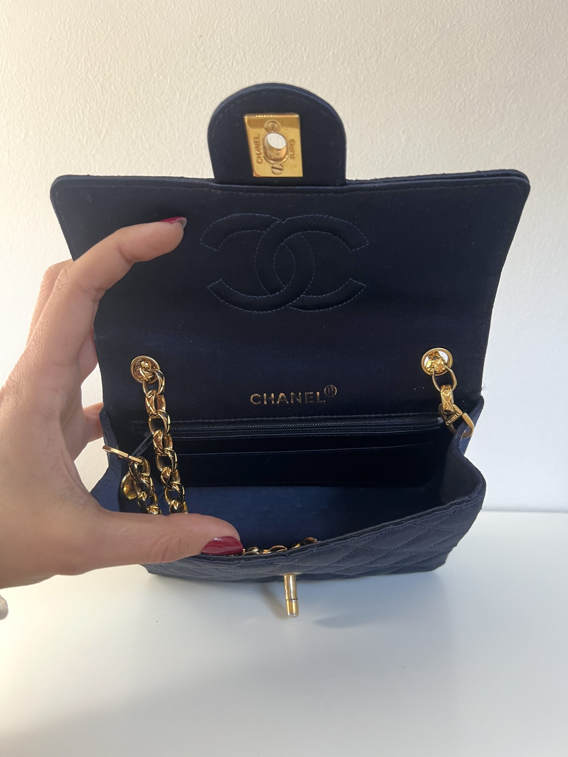 BORSA MINI IN RASO DI SETA CHANEL