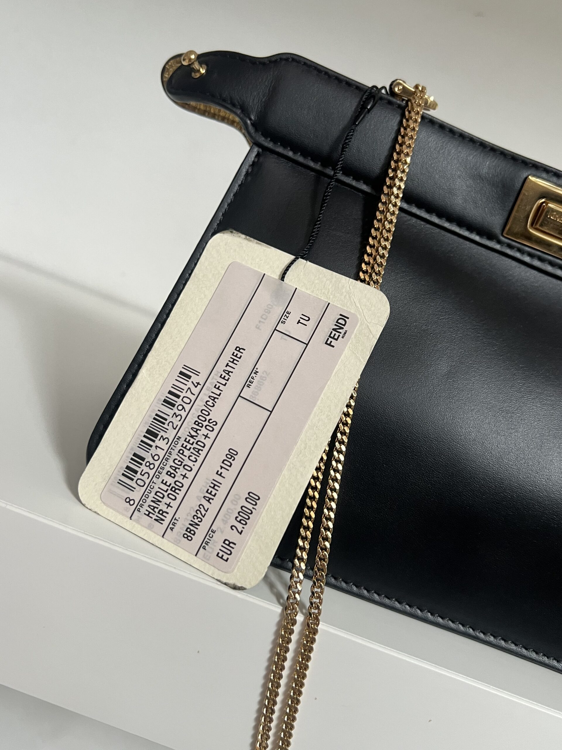 POCHETTE PEEKABOO CON FRANGE FENDI
