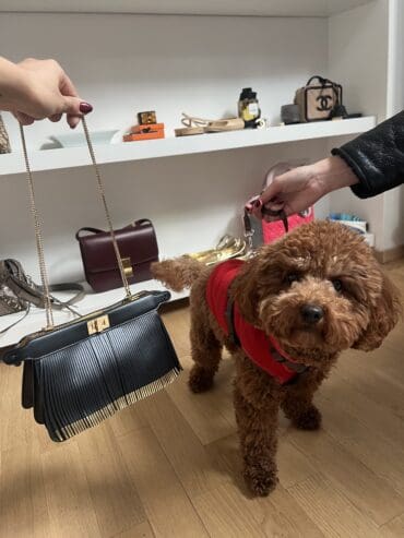 POCHETTE PEEKABOO CON FRANGE FENDI