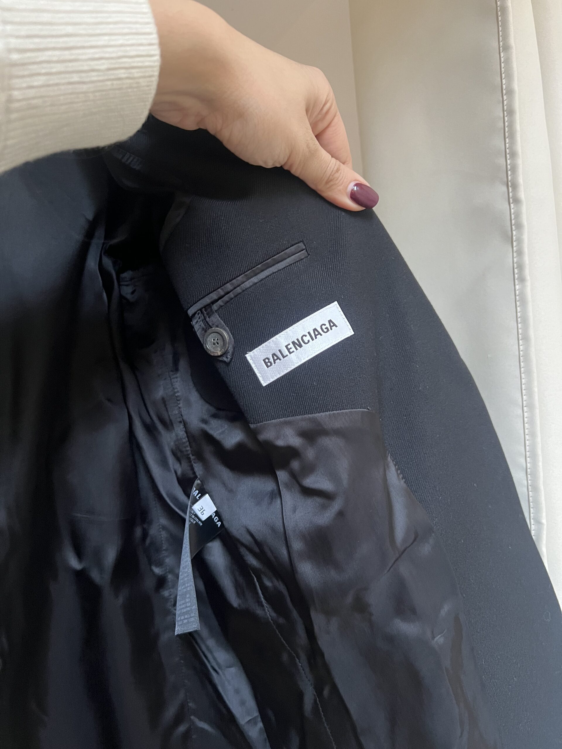 BLAZER MONOPETTO BALENCIAGA