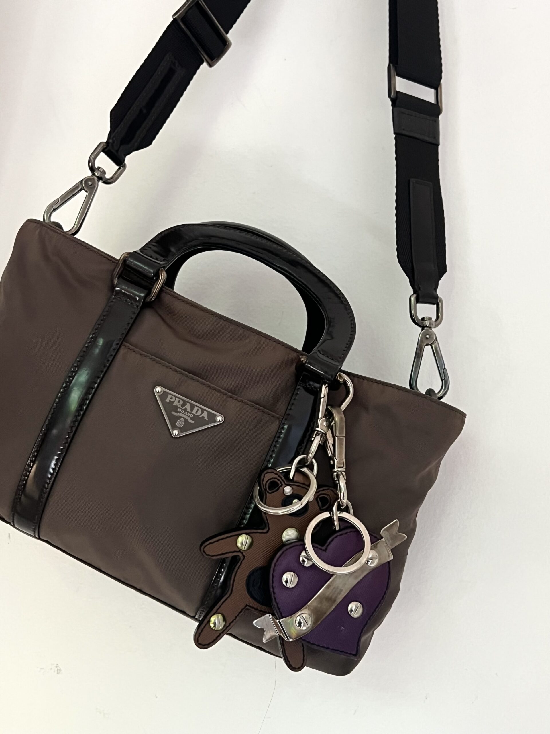 PORTACHIAVI CUORE PRADA