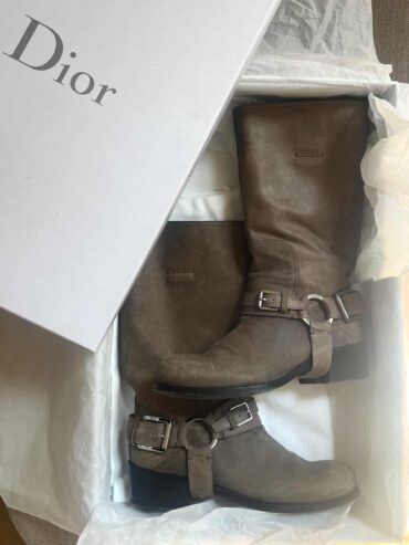 STIVALI IN PELLE DIOR - scarpe di lusso second hand