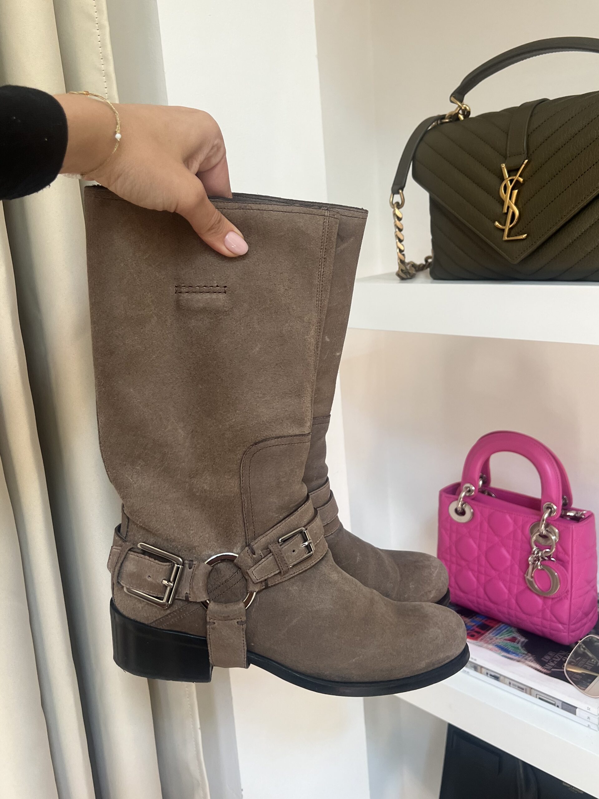 STIVALI IN PELLE DIOR