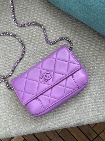 WOC IN PELLE CHANEL - borsa di lusso second hand