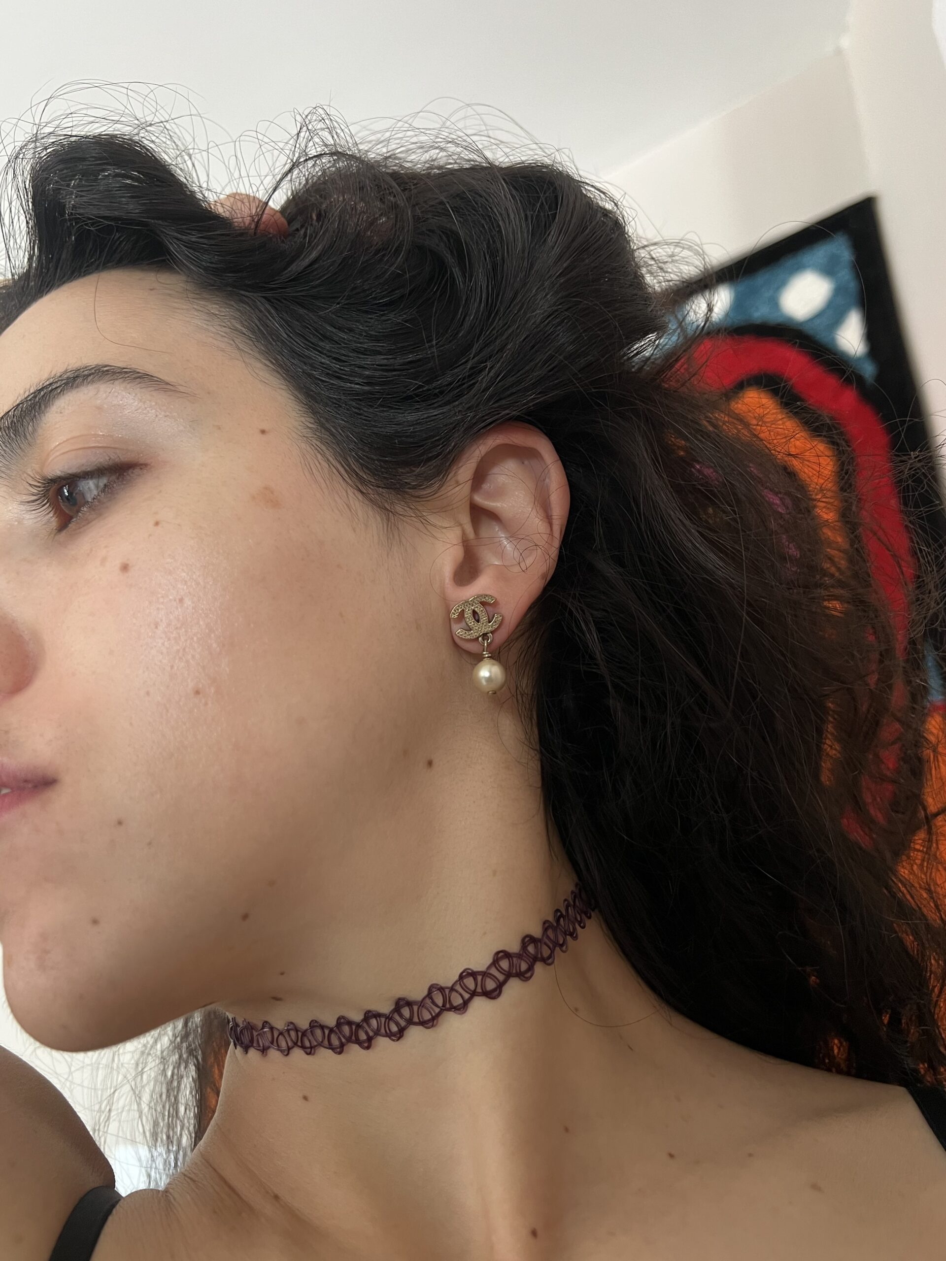 ORECCHINI CC E PERLA CHANEL