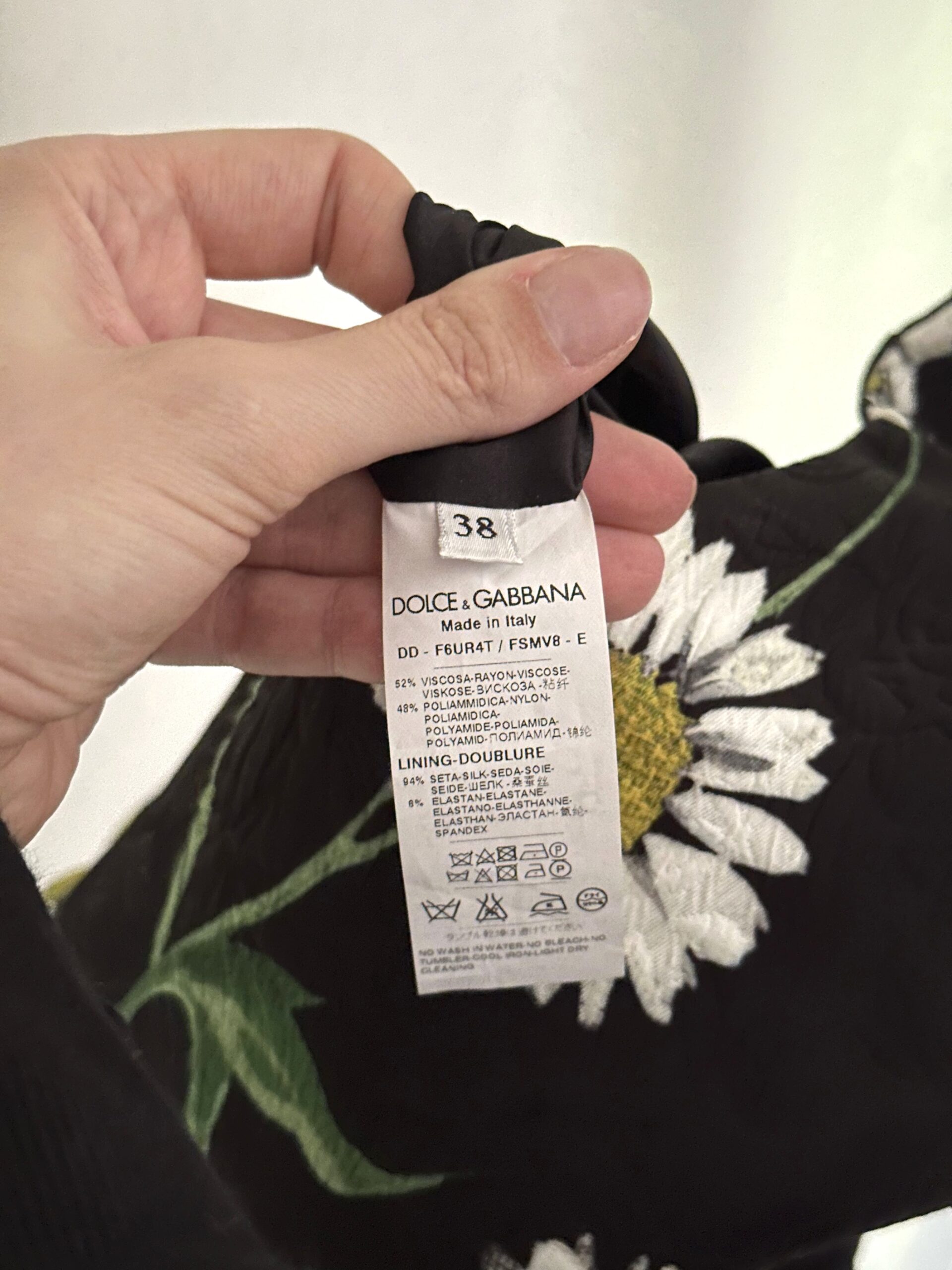 ABITO FANTASIA MARGHERITE DOLCE&GABBANA