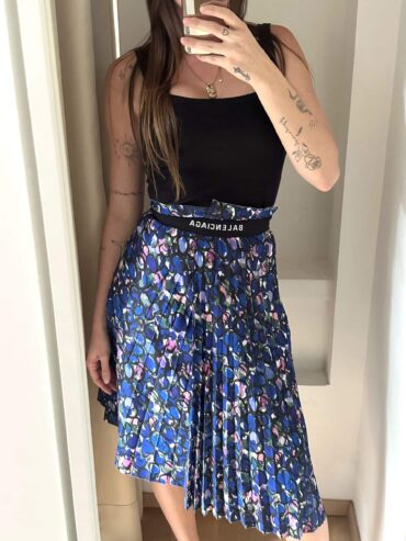 GONNA LONGETTE STAMPA FLOREALE BALENCIAGA - lusso second hand autenticato