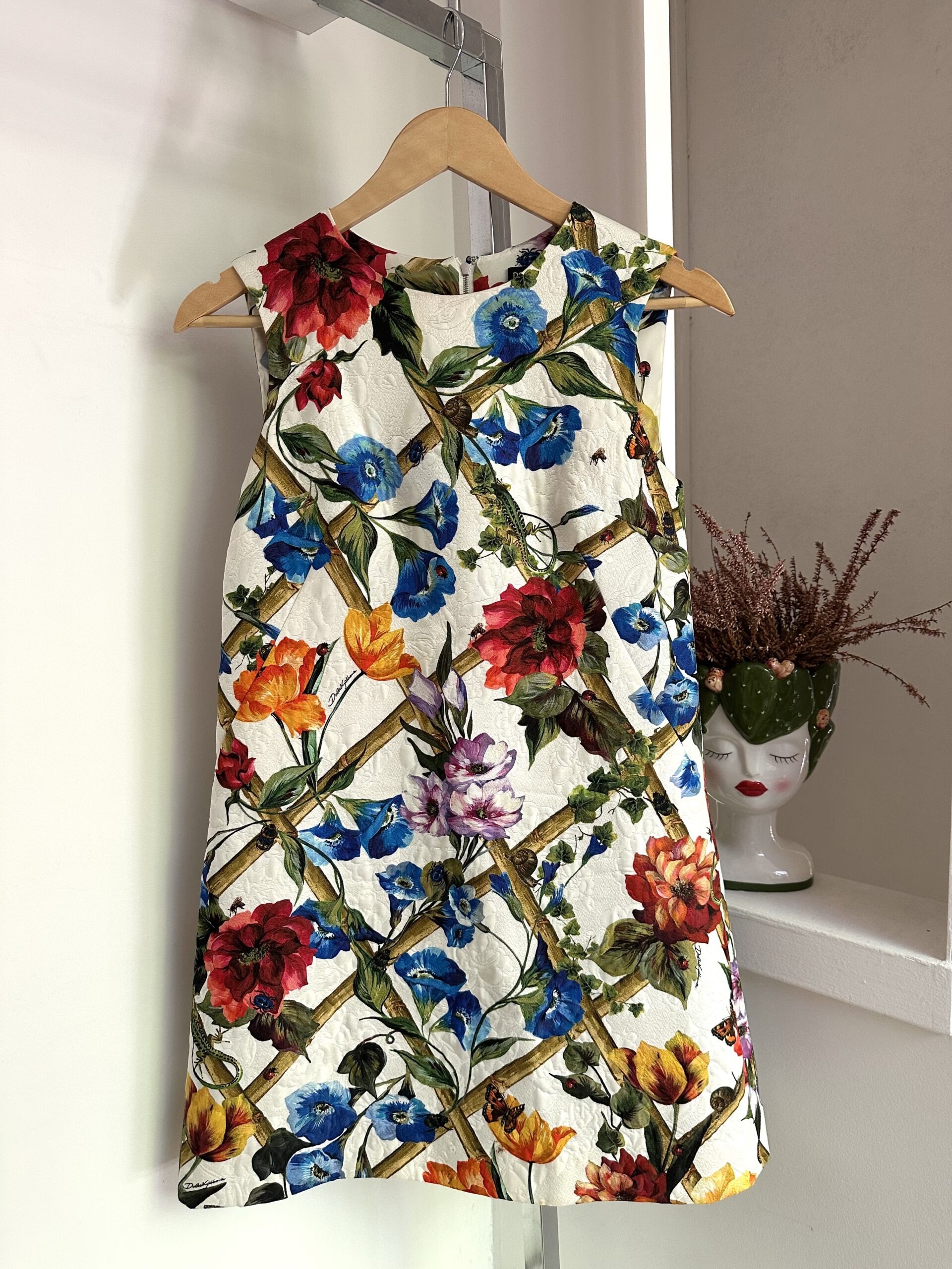 ABITO SENZA MANICHE FANTASIA FLOREALE DOLCE&GABBANA