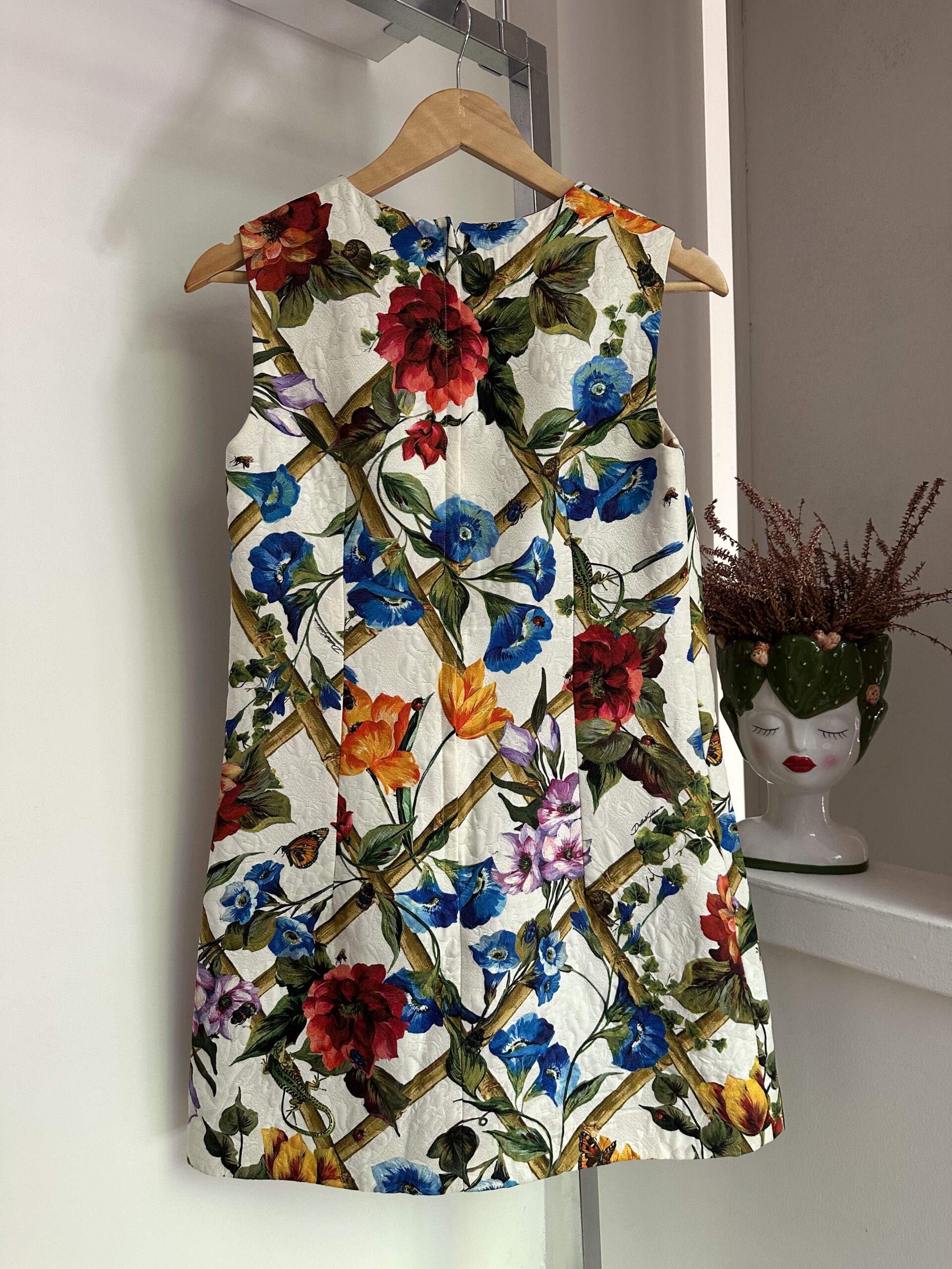 ABITO SENZA MANICHE FANTASIA FLOREALE DOLCE&GABBANA
