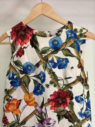 ABITO SENZA MANICHE FANTASIA FLOREALE DOLCE&GABBANA - abbigliamento firmato second hand