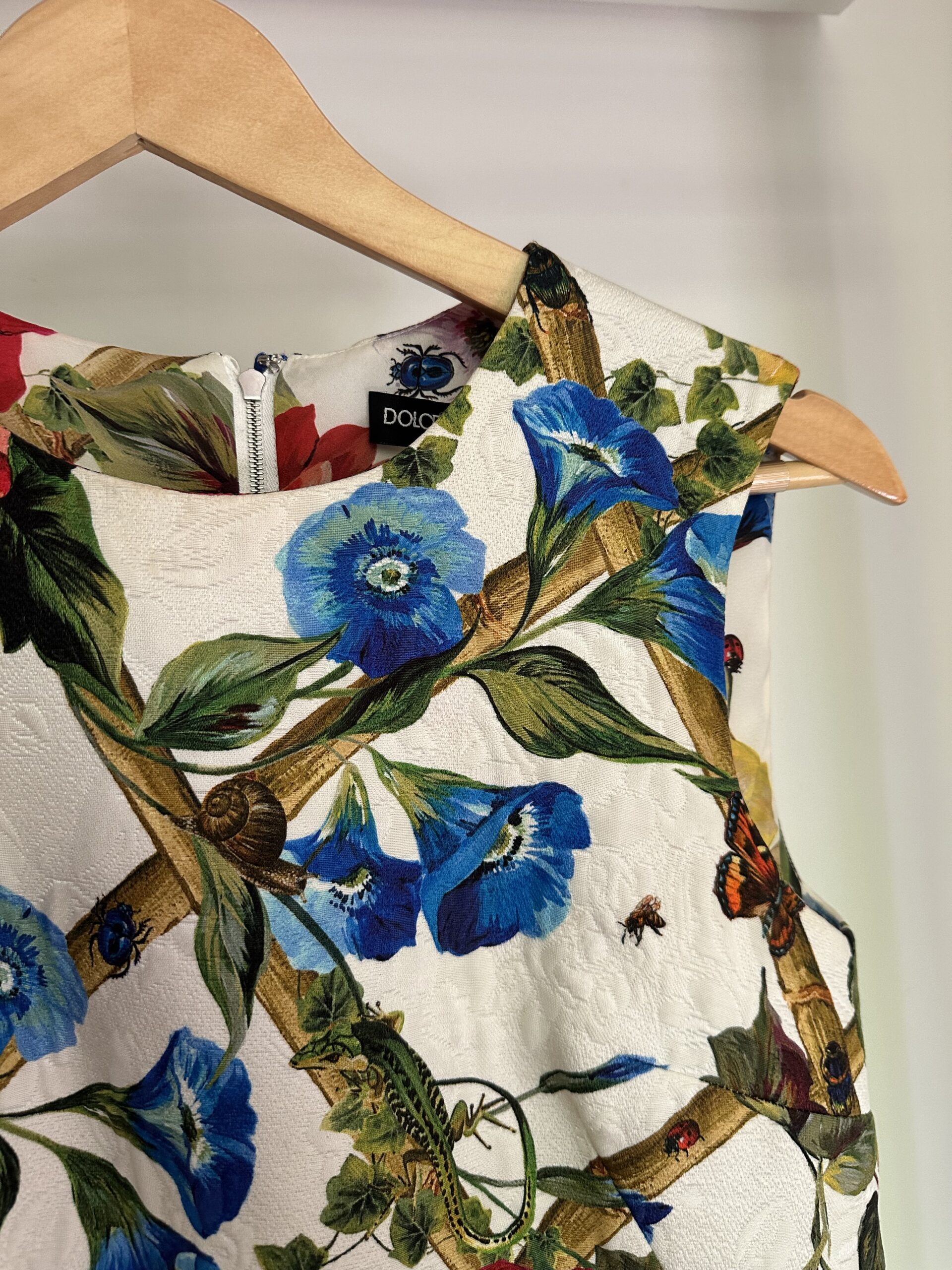 ABITO SENZA MANICHE FANTASIA FLOREALE DOLCE&GABBANA