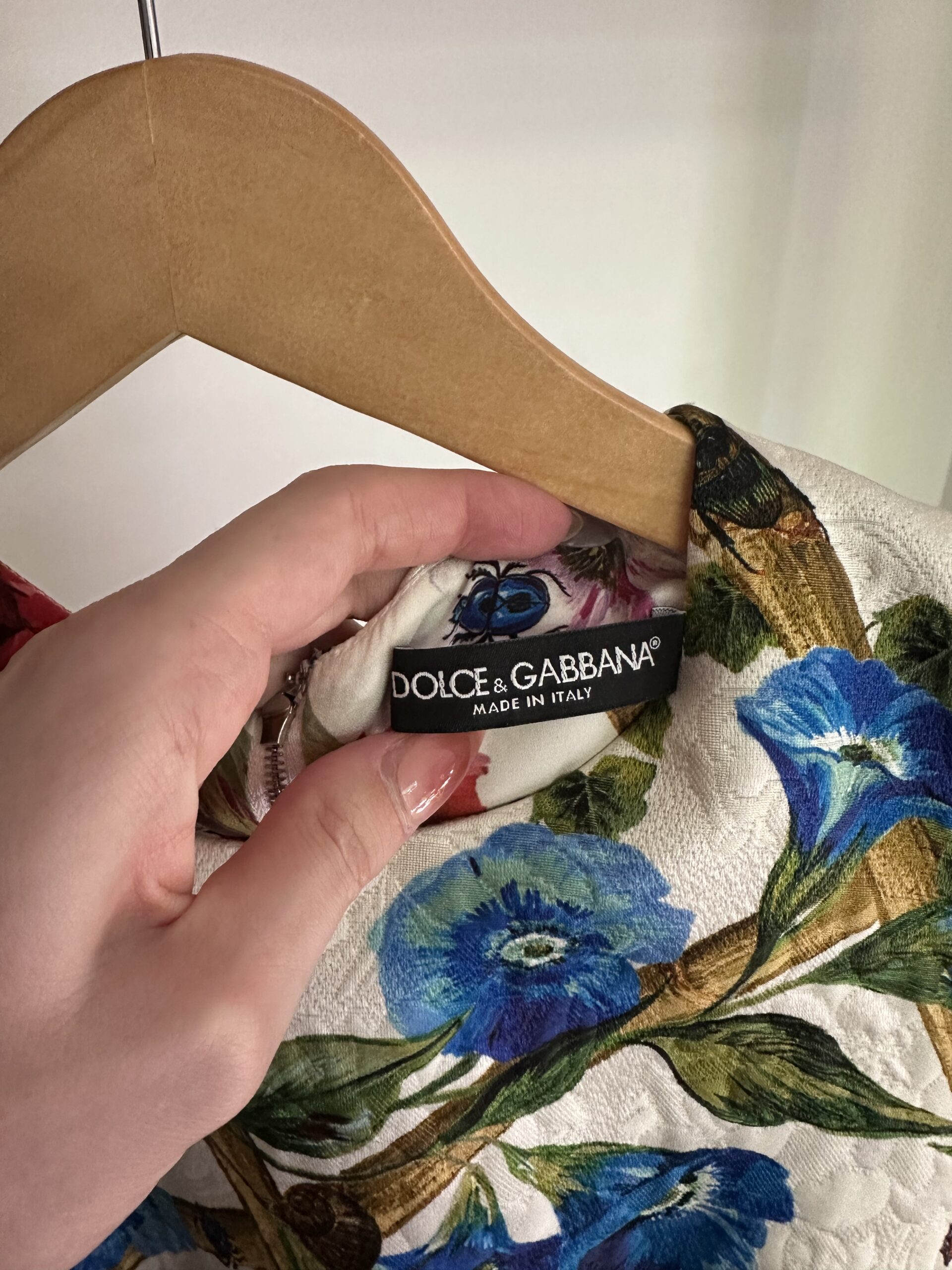 ABITO SENZA MANICHE FANTASIA FLOREALE DOLCE&GABBANA