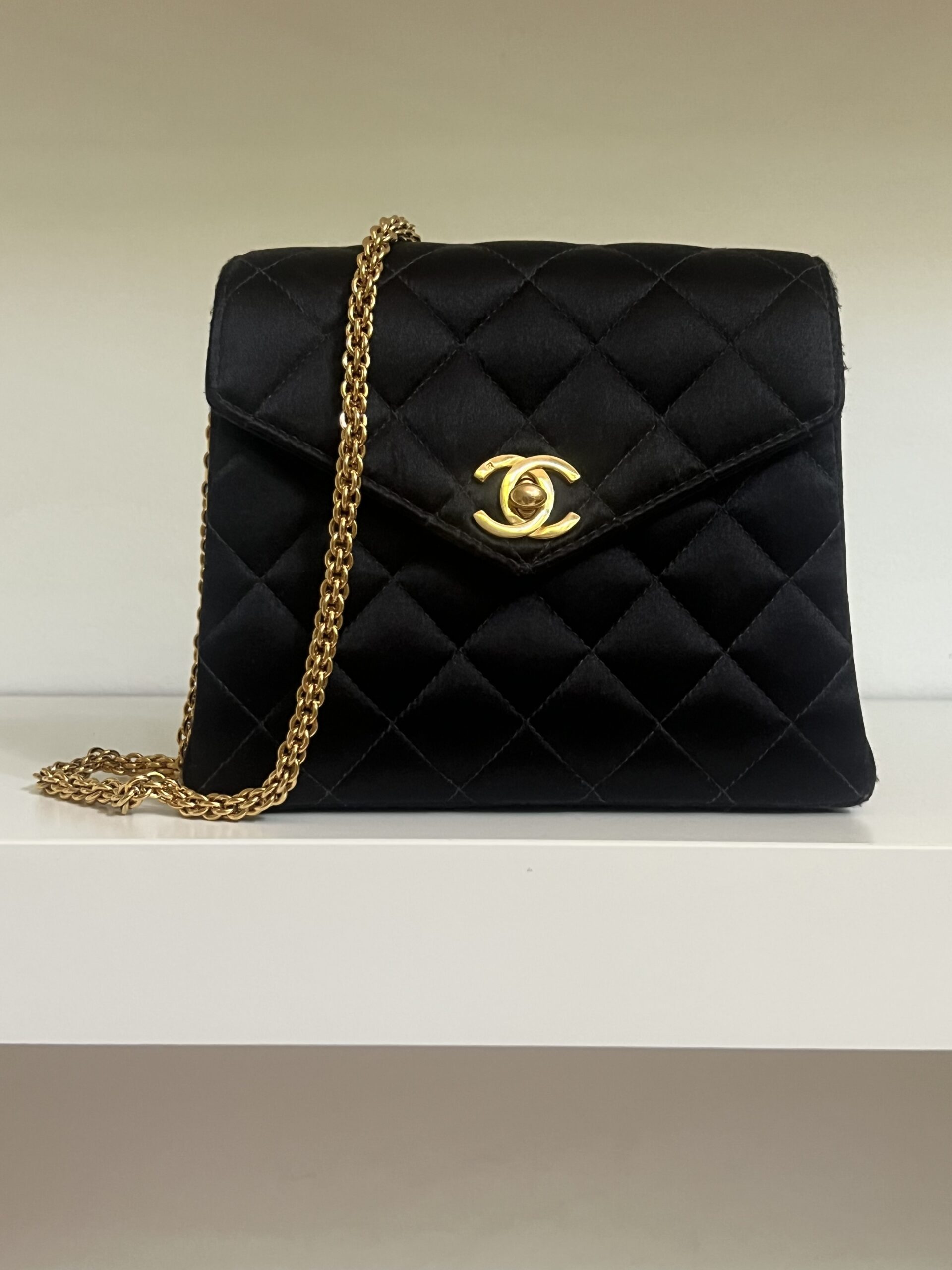 BORSA VINTAGE MINI RASO DI SETA CHANEL
