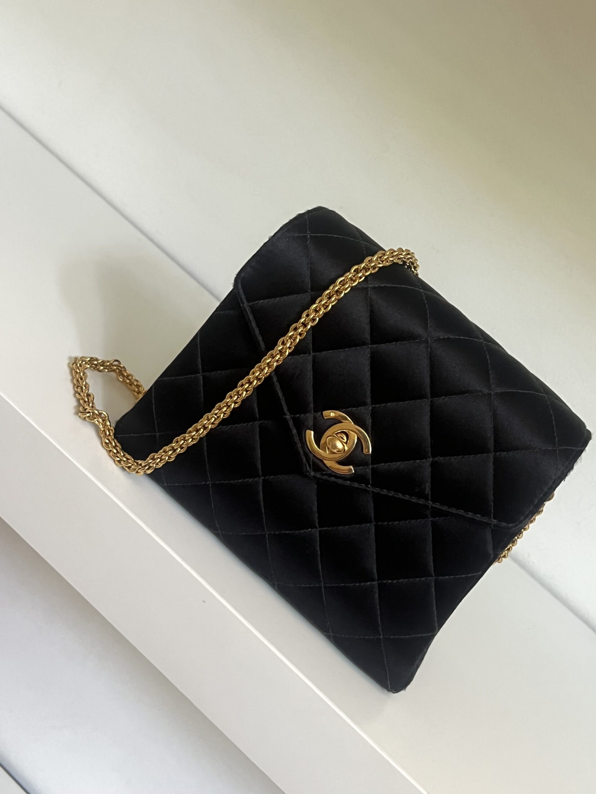 BORSA VINTAGE MINI RASO DI SETA CHANEL