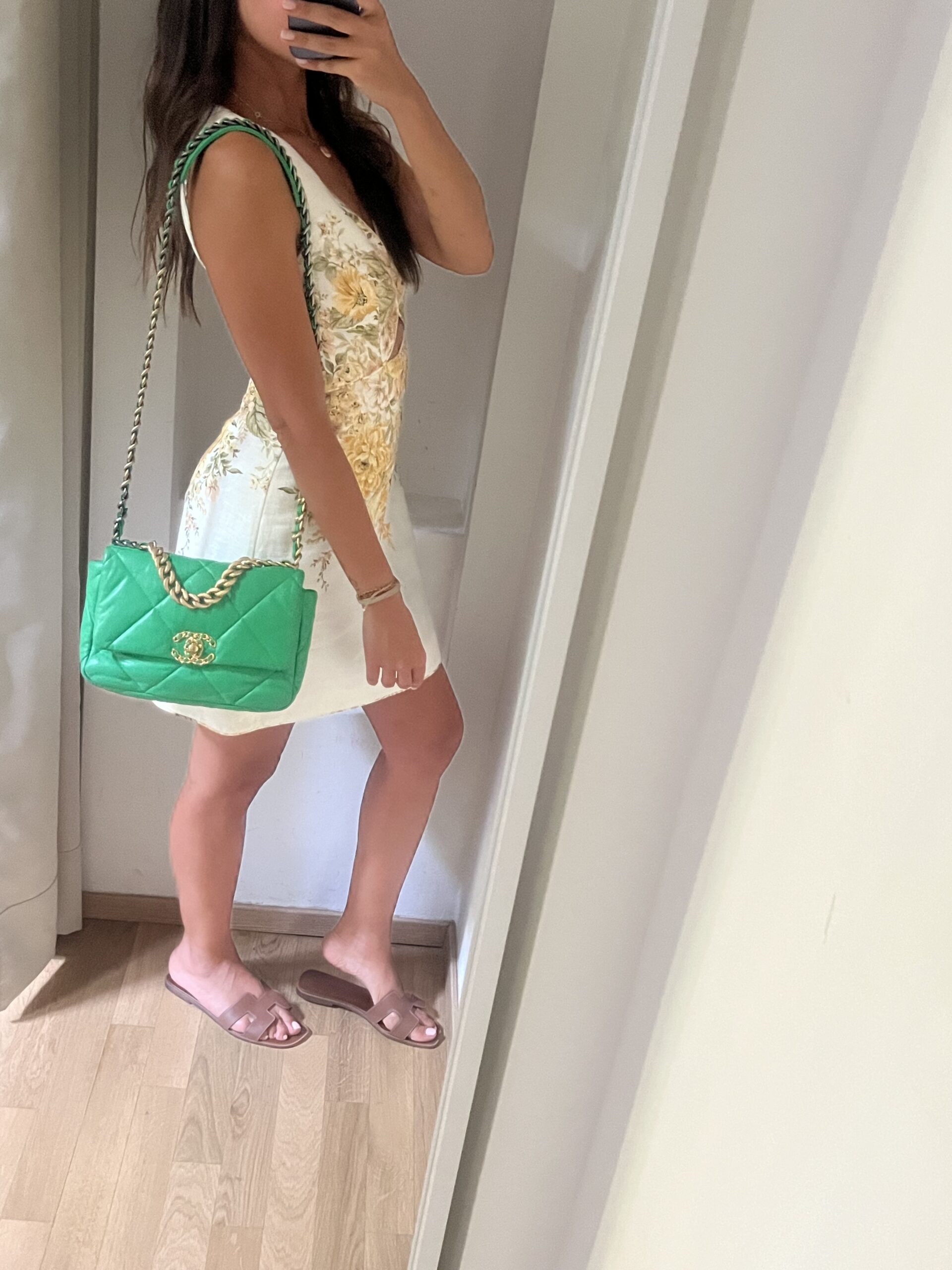 BORSA 19 MEDIA IN PELLE CHANEL