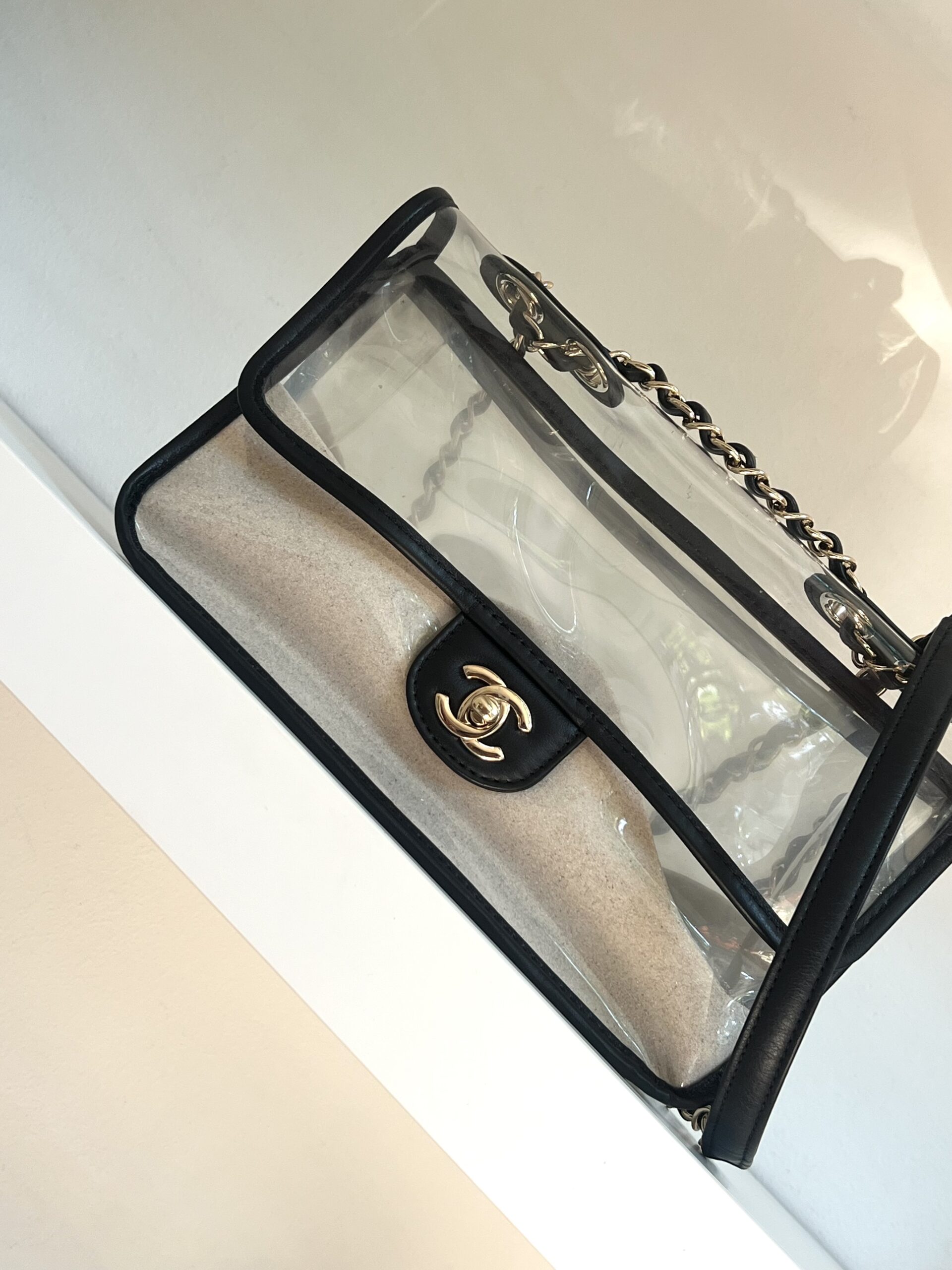 BORSA CLASSICA PVC SAND BY THE SEA CHANEL