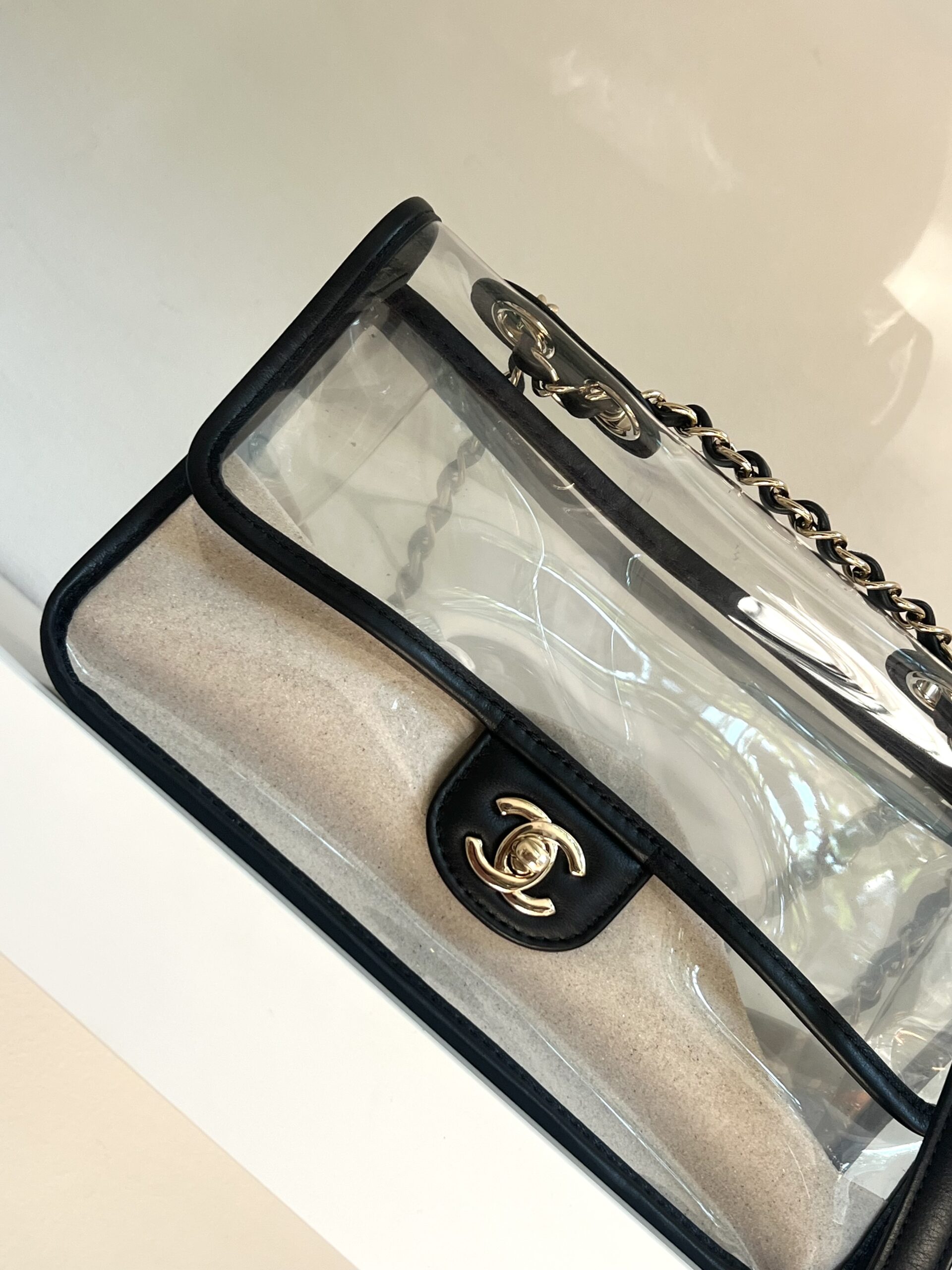 BORSA CLASSICA PVC SAND BY THE SEA CHANEL