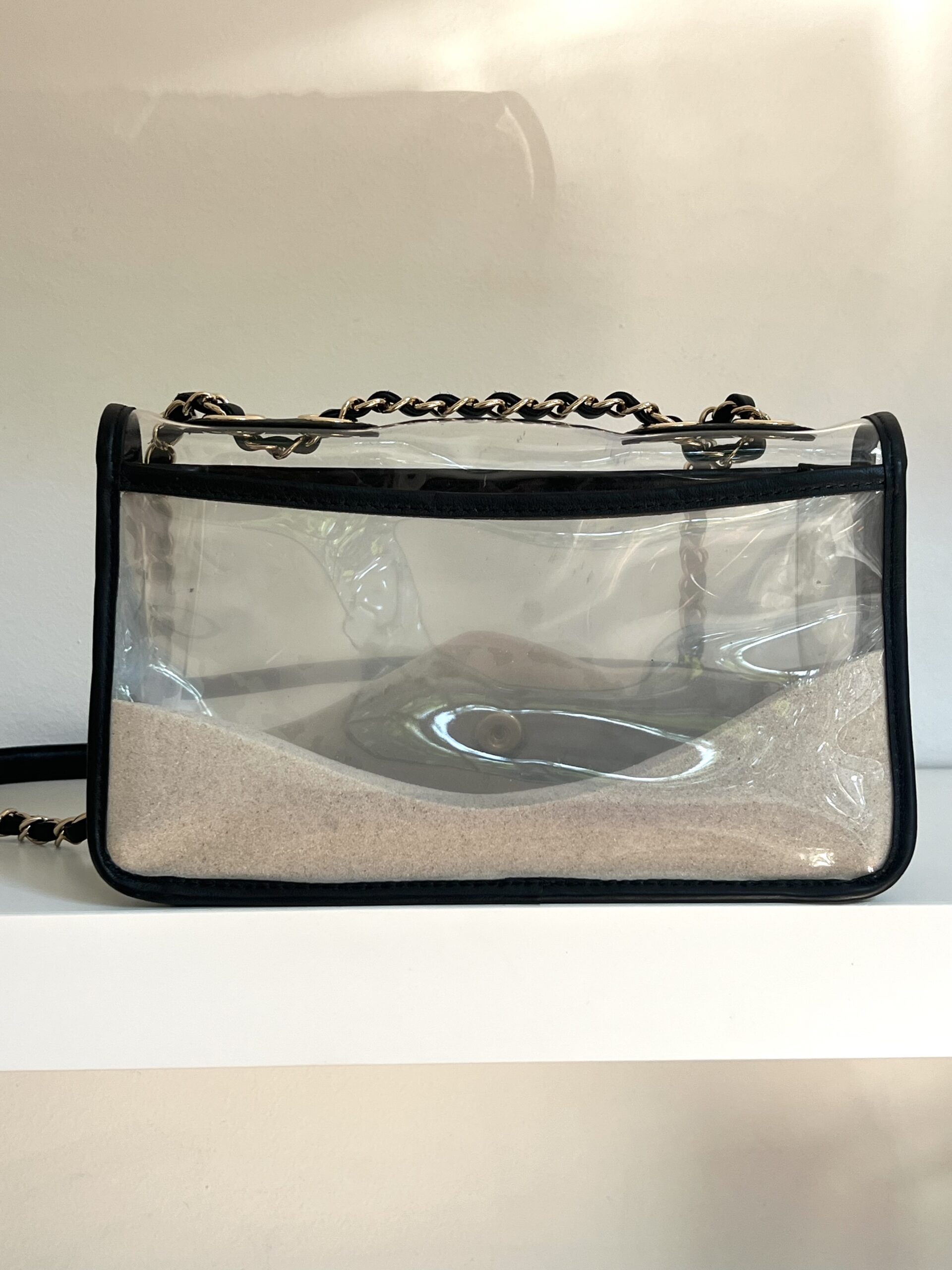 BORSA CLASSICA PVC SAND BY THE SEA CHANEL