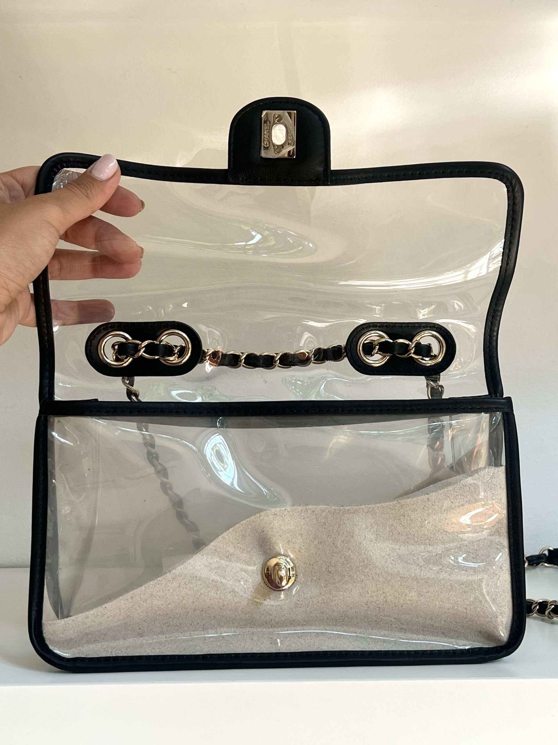 BORSA CLASSICA PVC SAND BY THE SEA CHANEL