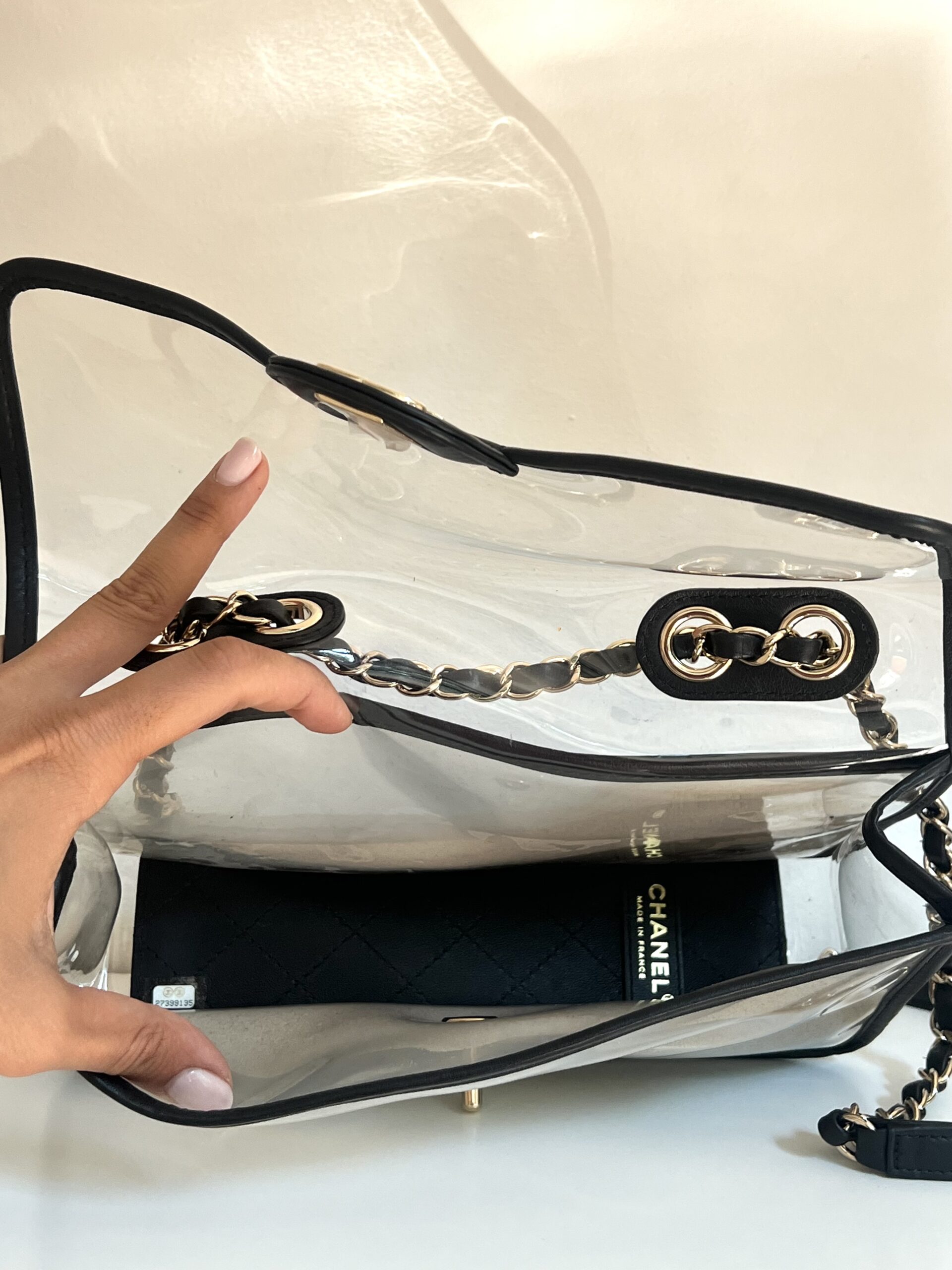 BORSA CLASSICA PVC SAND BY THE SEA CHANEL