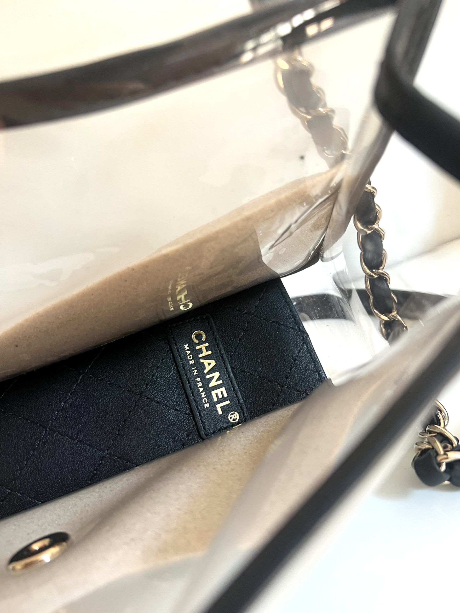 BORSA CLASSICA PVC SAND BY THE SEA CHANEL