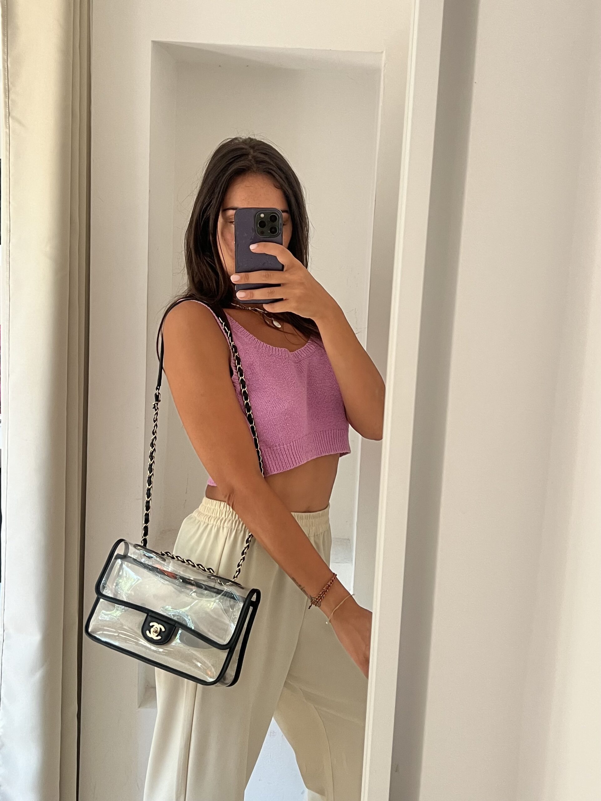 BORSA CLASSICA PVC SAND BY THE SEA CHANEL
