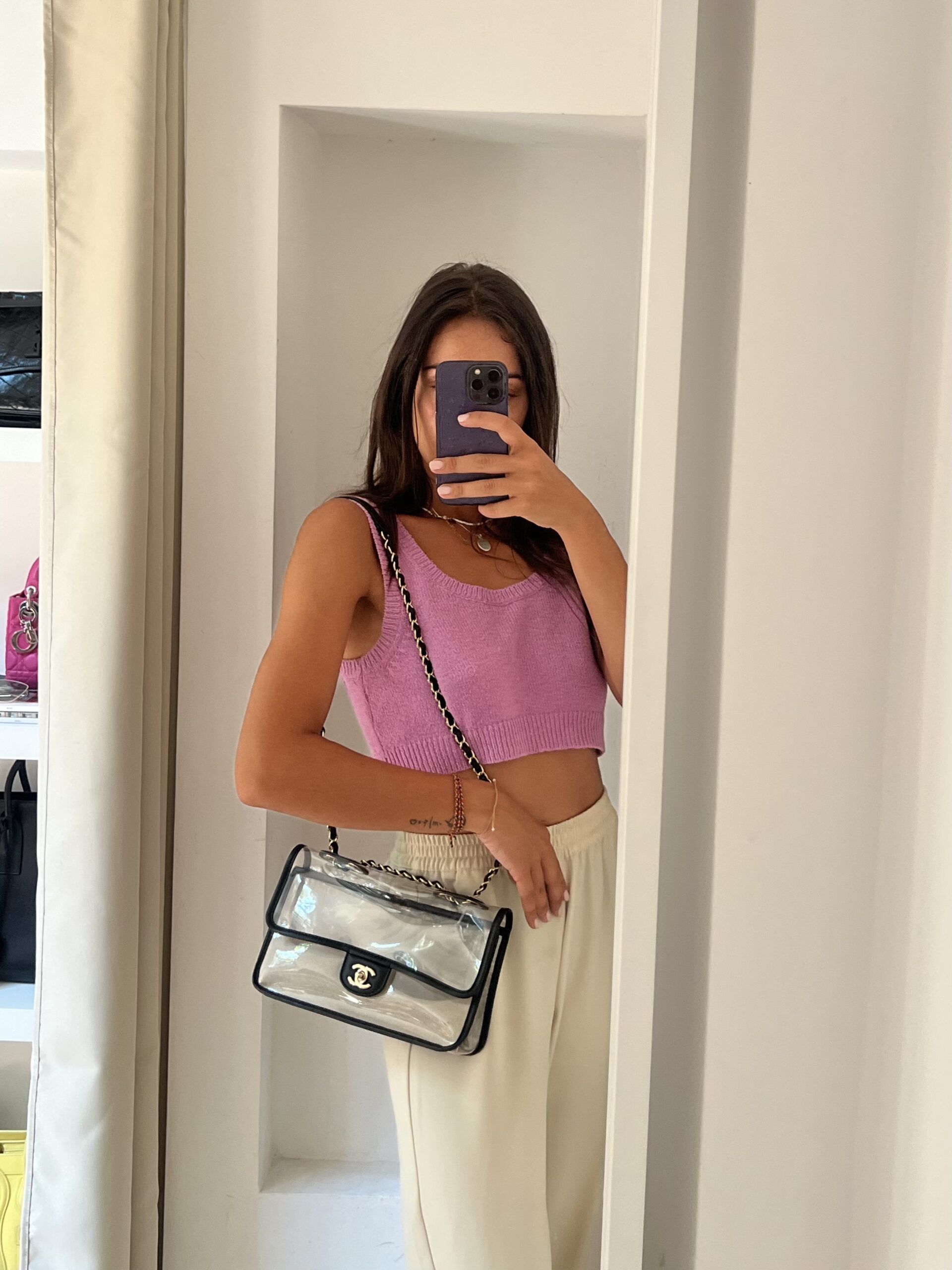 BORSA CLASSICA PVC SAND BY THE SEA CHANEL