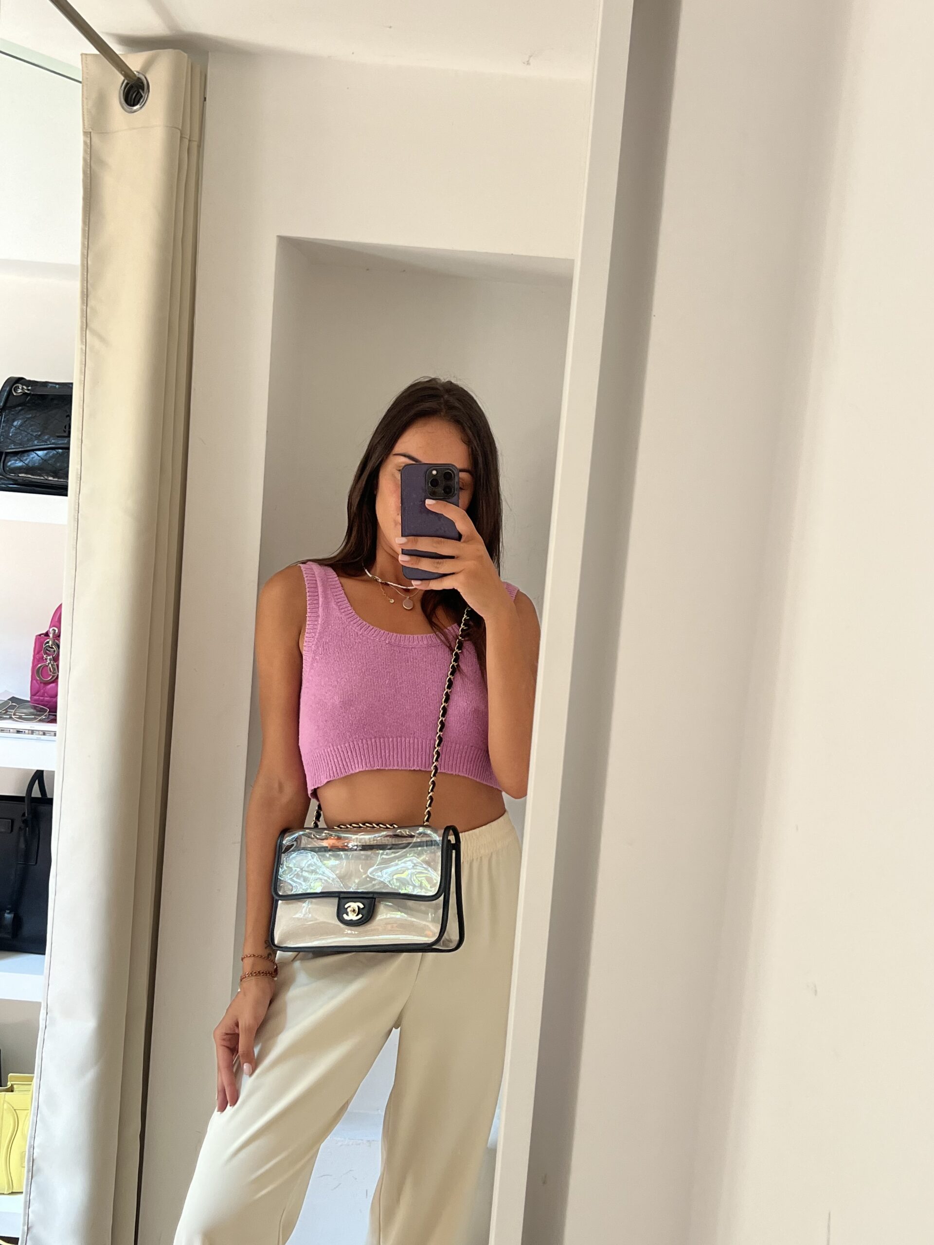 BORSA CLASSICA PVC SAND BY THE SEA CHANEL