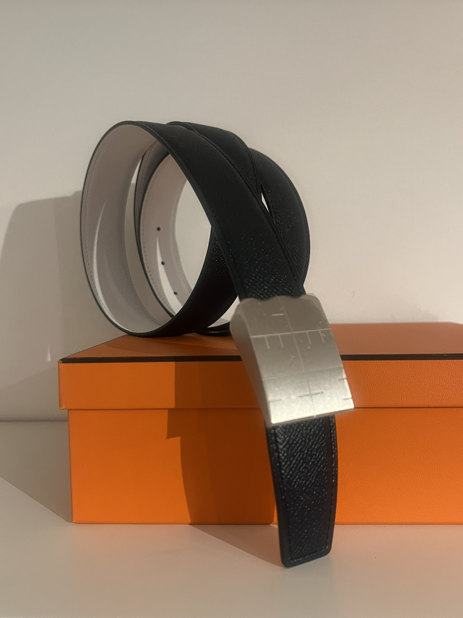 CINTURA CON FIBBIA IN PELLE HERMES