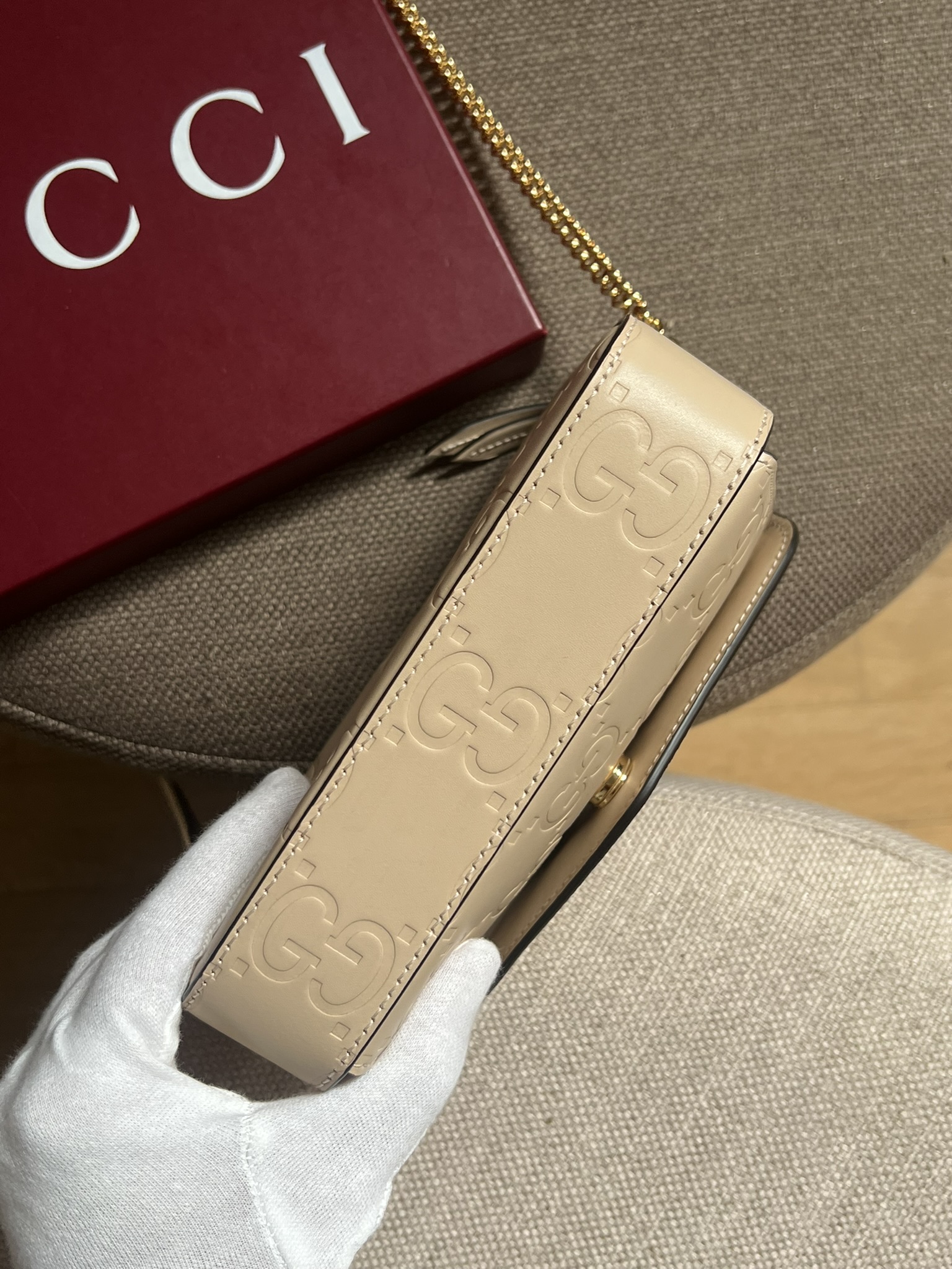 BORSA A TRACOLLA IN PELLE GUCCI