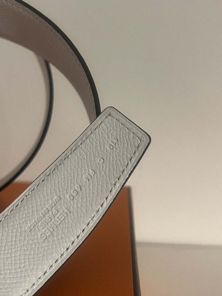 CINTURA CON FIBBIA IN PELLE HERMES
