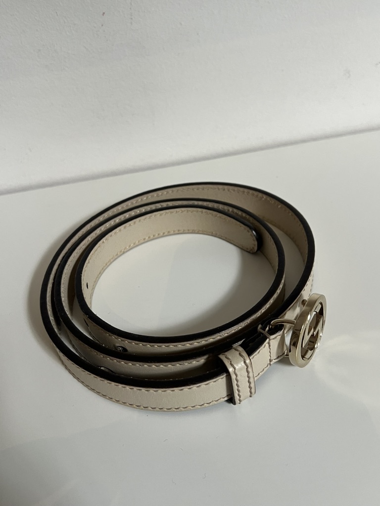 CINTURA GG 2 CM IN PELLE GUCCI