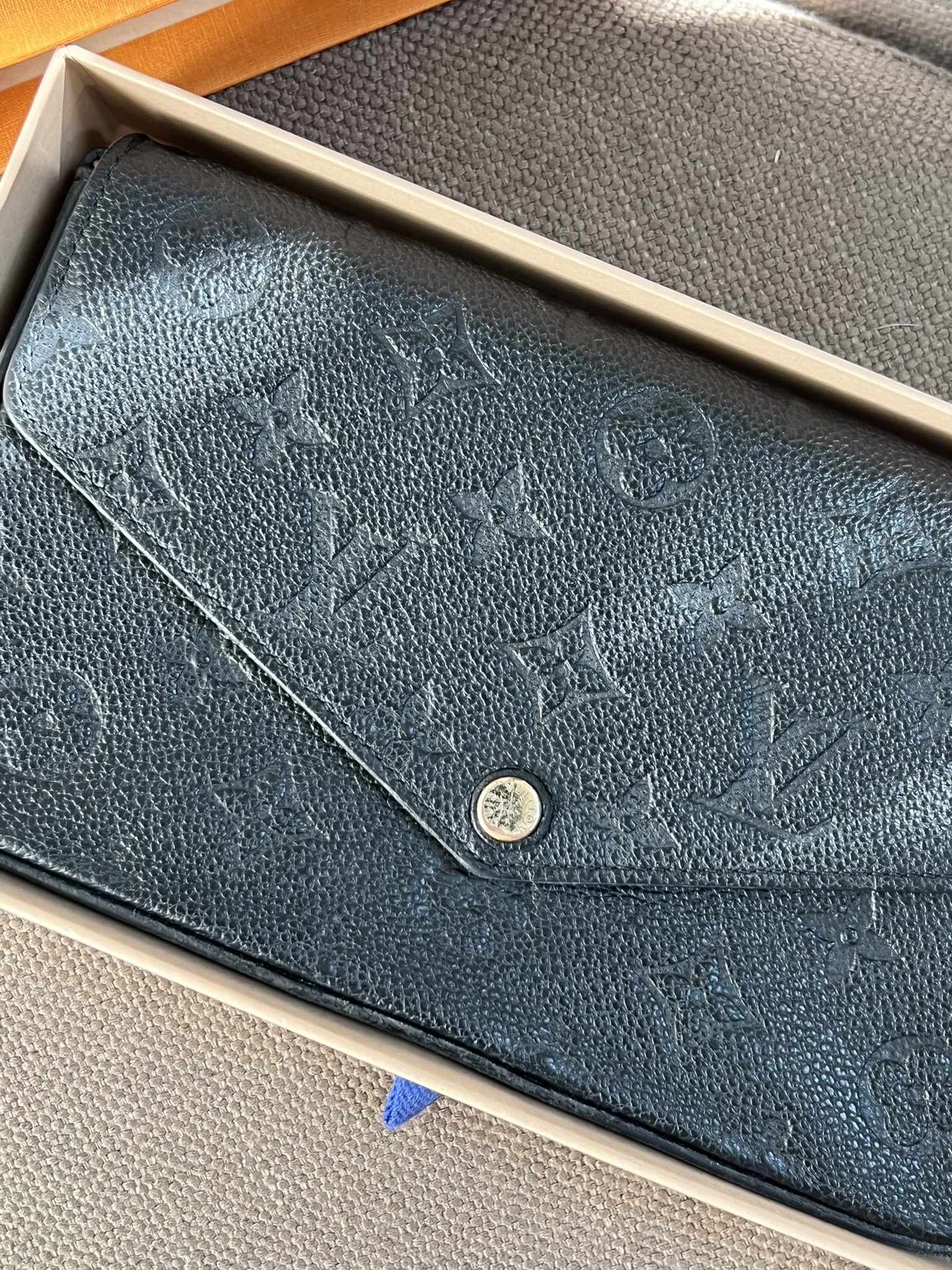 POCHETTE FELICIE IN PELLE LOUIS VUITTON