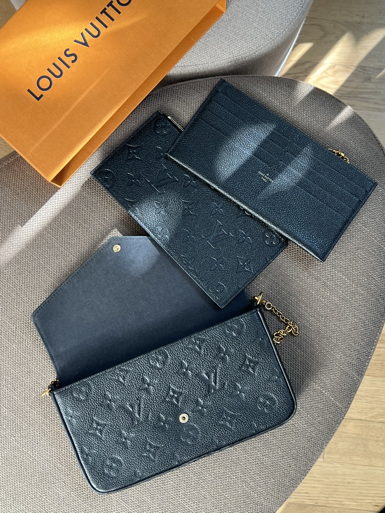 POCHETTE FELICIE IN PELLE LOUIS VUITTON