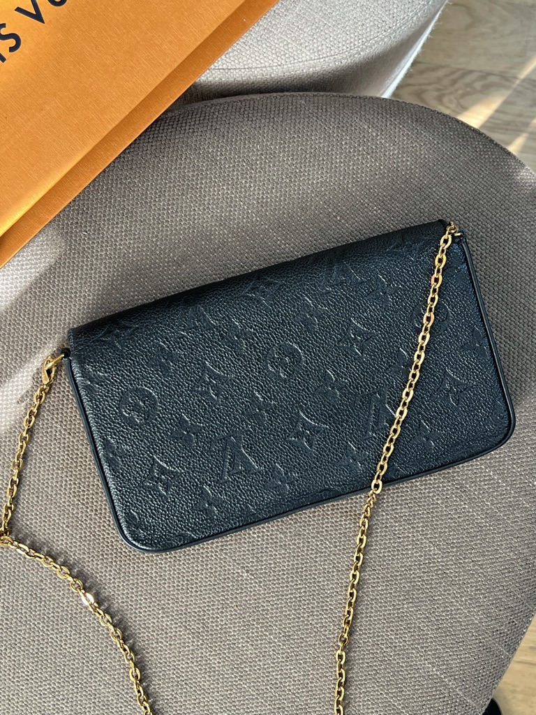POCHETTE FELICIE IN PELLE LOUIS VUITTON