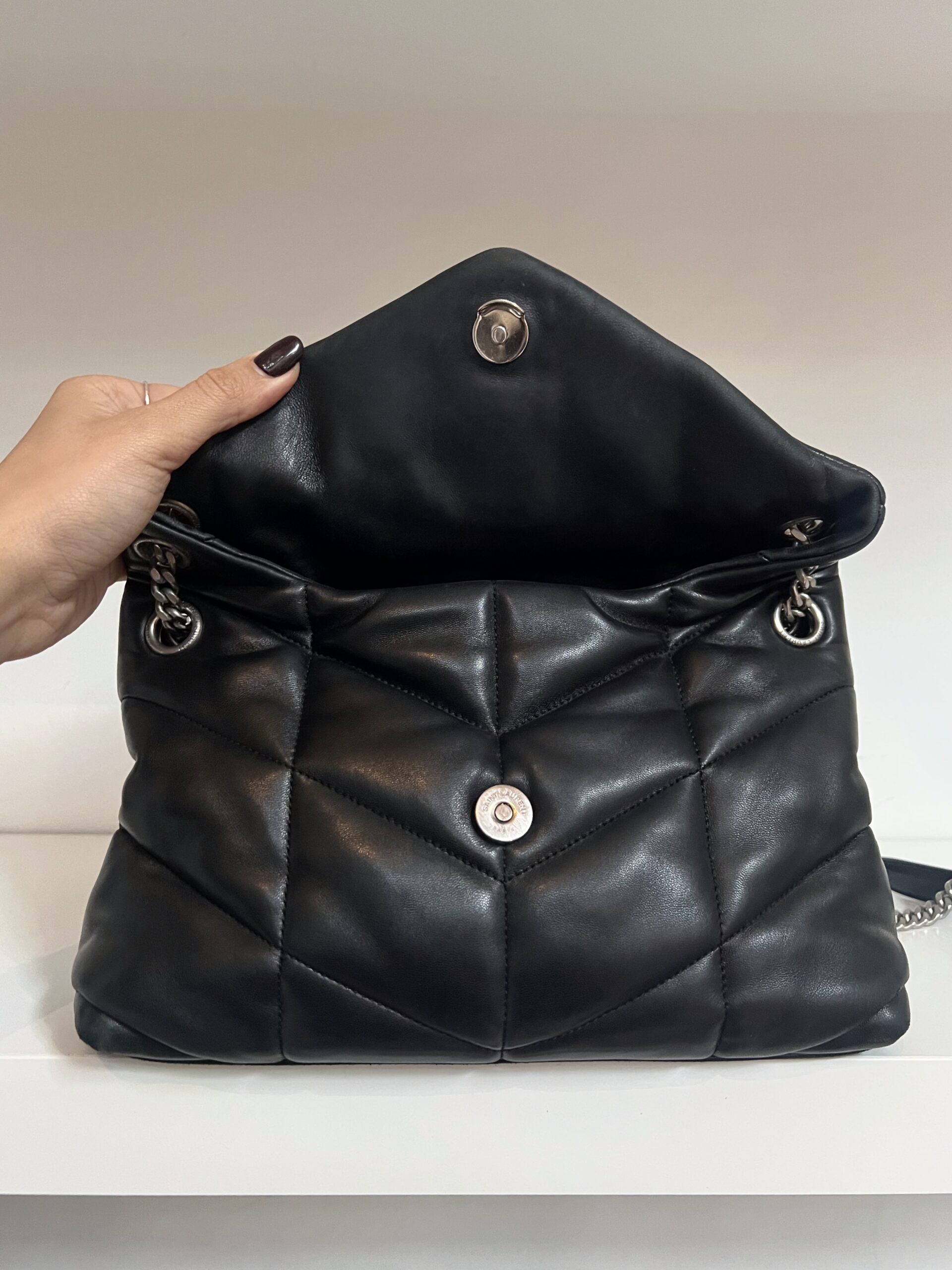 BORSA PUFFER SMALL SAINT LAURENT