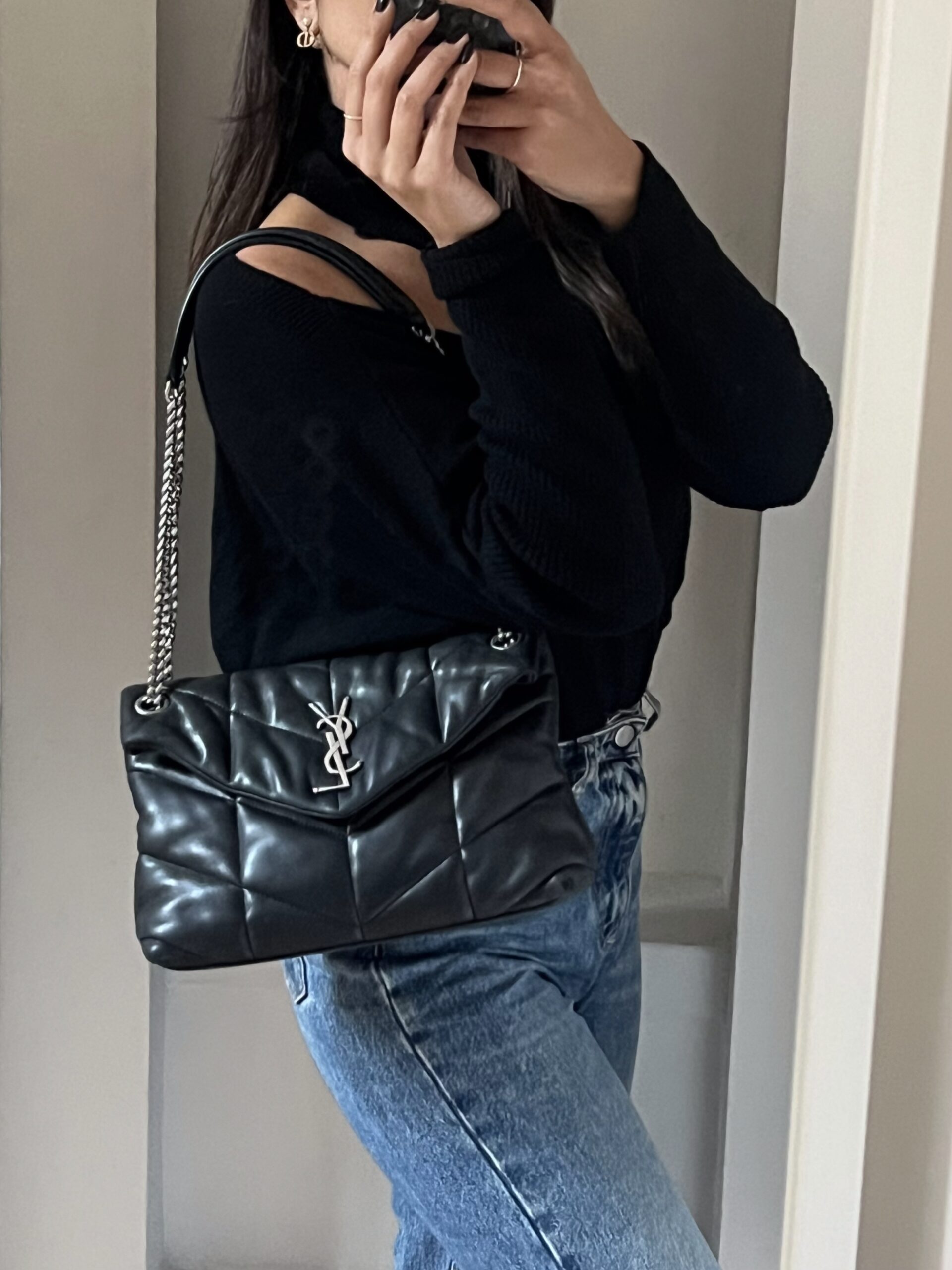 BORSA PUFFER SMALL SAINT LAURENT