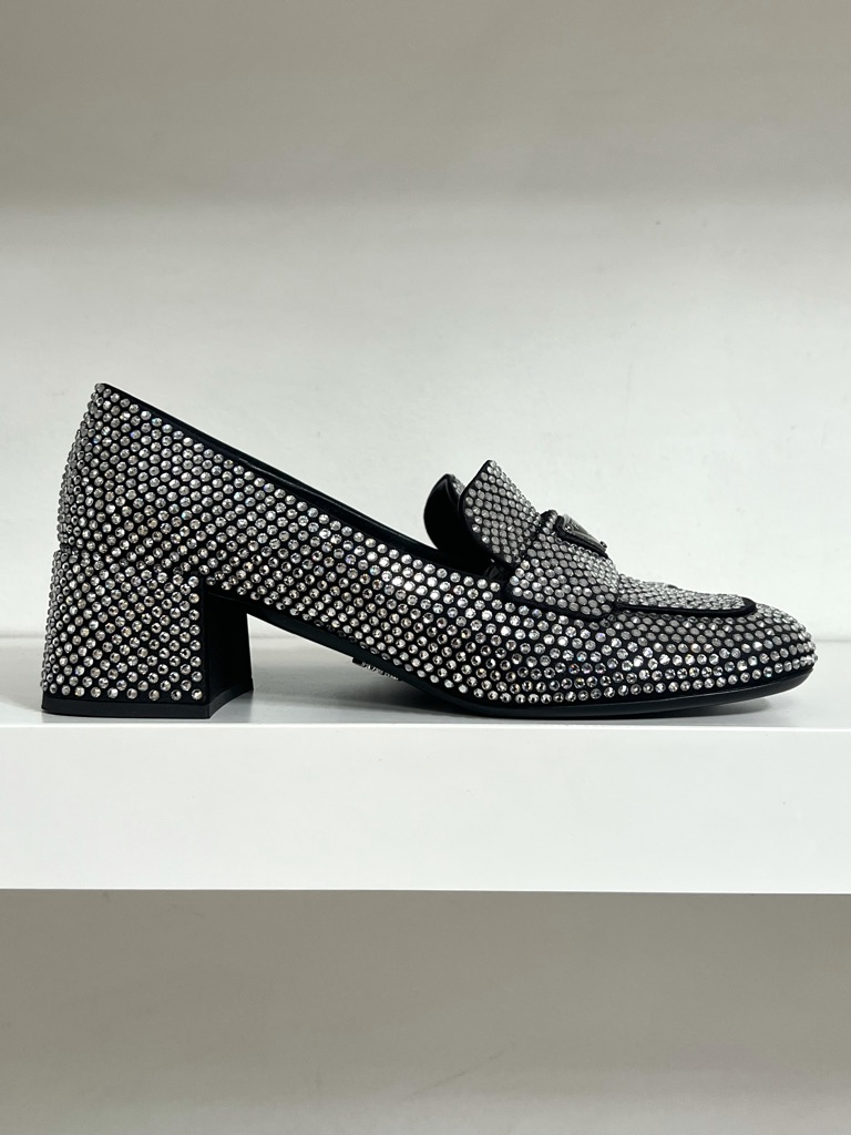 MOCASSINO CON STRASS PRADA