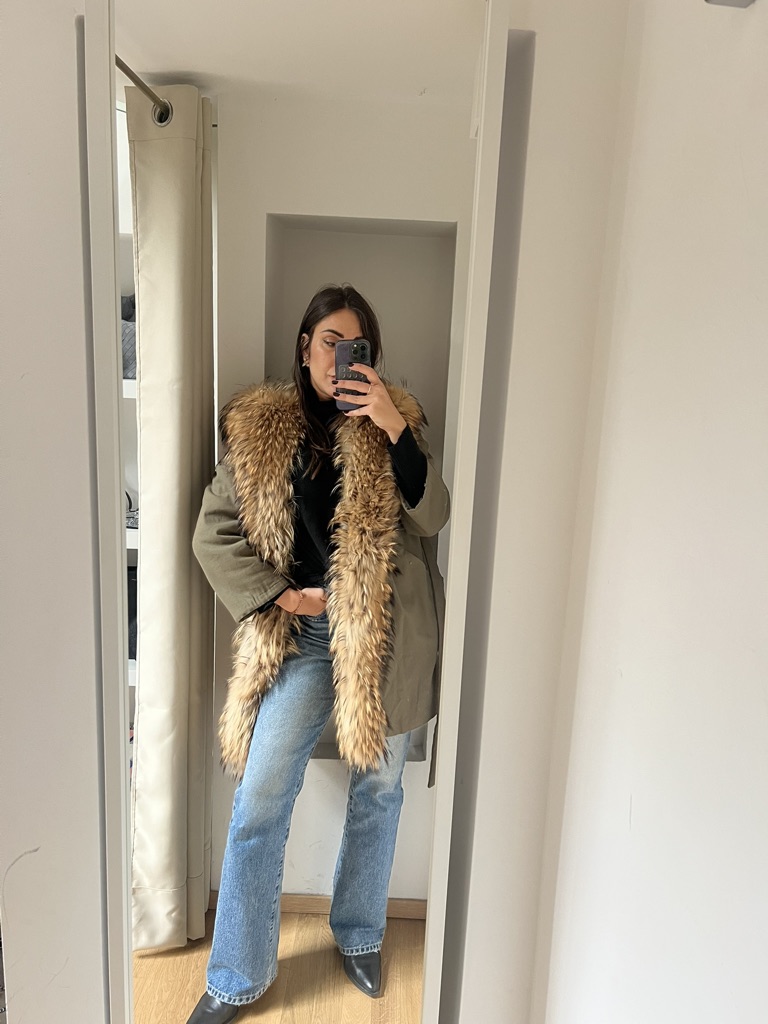 PARKA CON PELO AVADORE