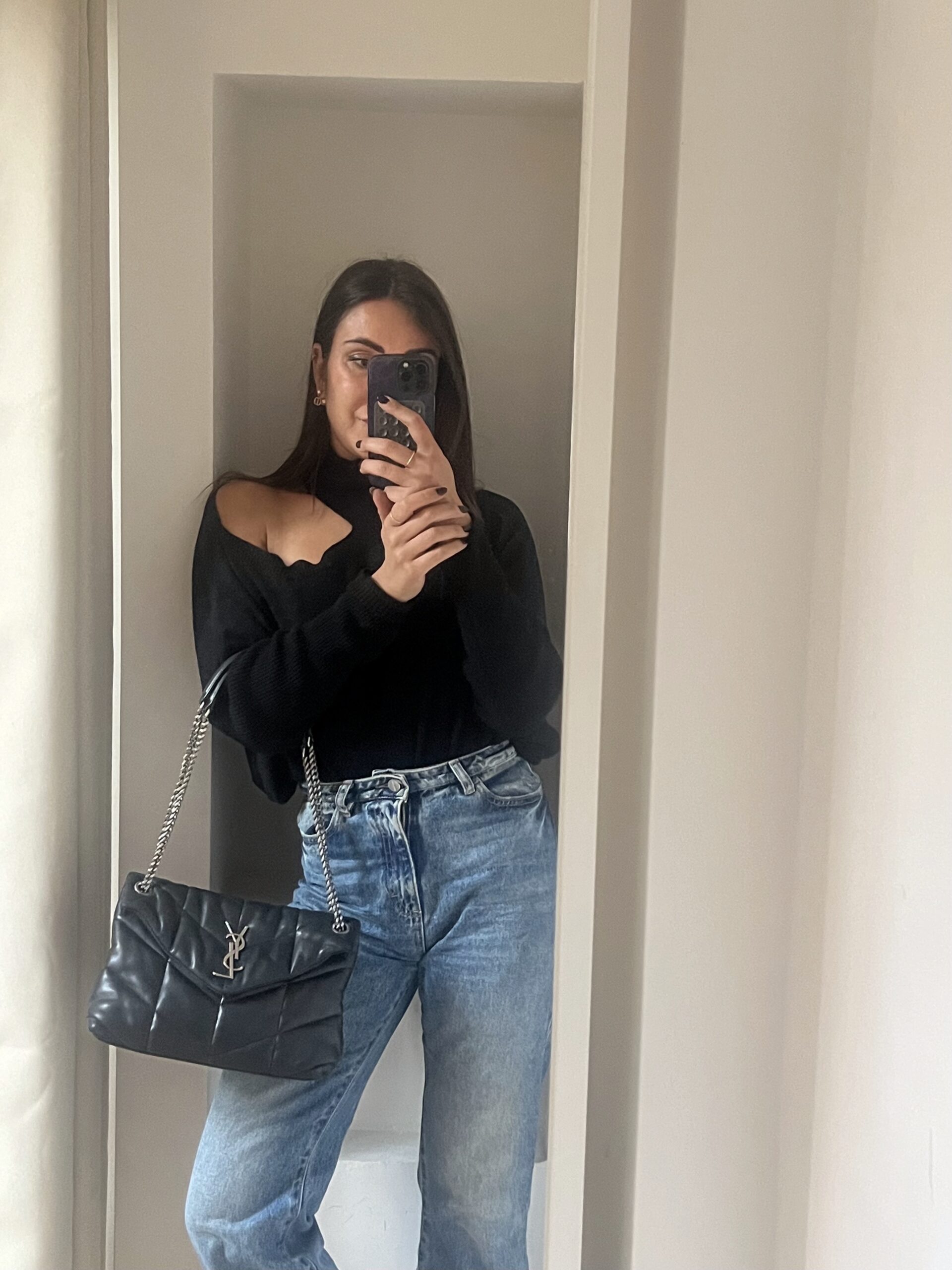 BORSA PUFFER SMALL SAINT LAURENT