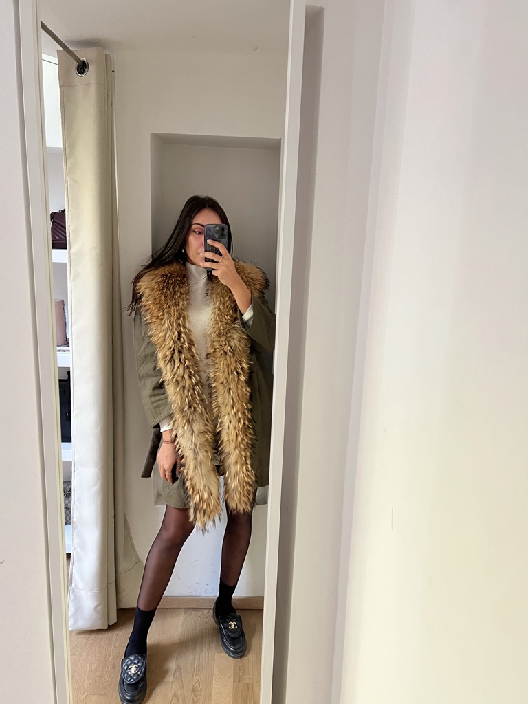 PARKA CON PELO AVADORE