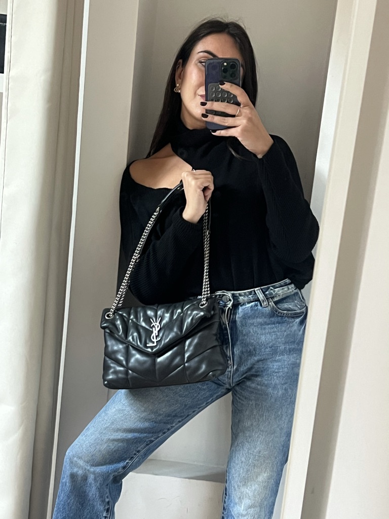 BORSA PUFFER SMALL SAINT LAURENT