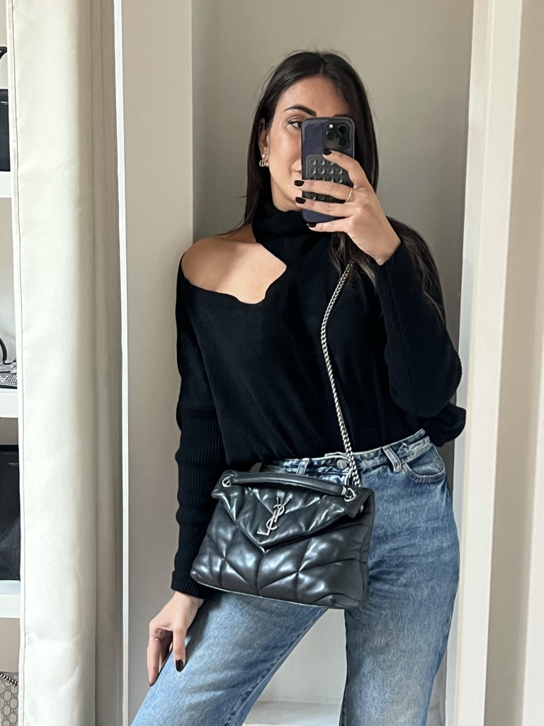 BORSA PUFFER SMALL SAINT LAURENT