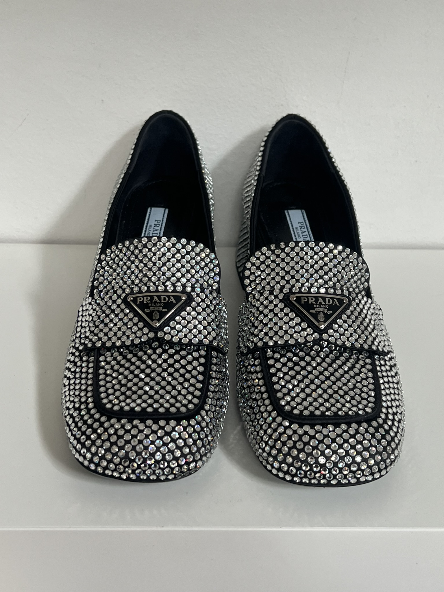 MOCASSINO CON STRASS PRADA