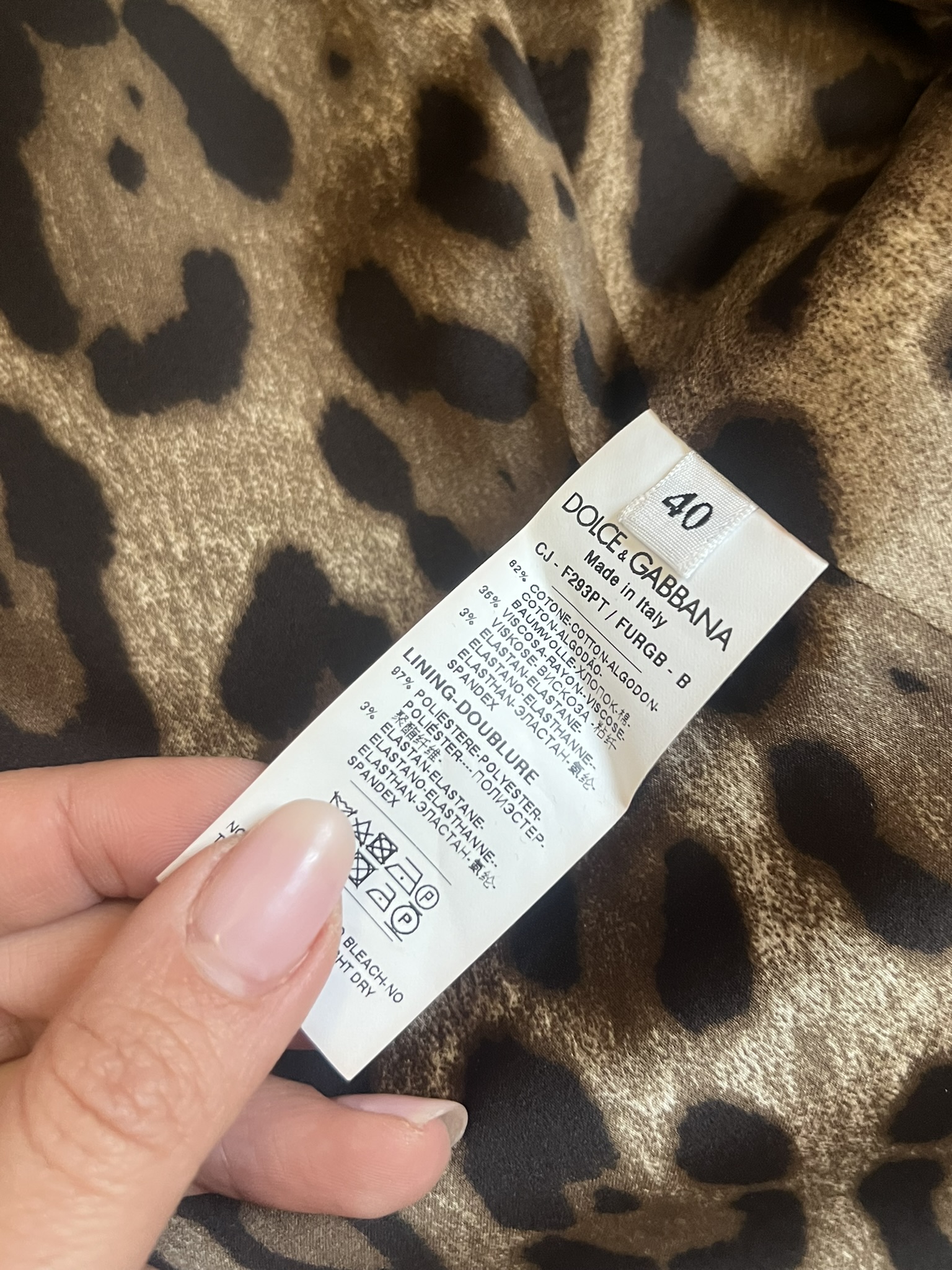 GIACCA MONOPETTO DOLCE&GABBANA