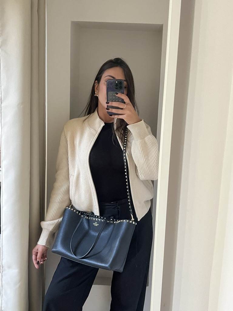 BORSA SHOPPING ROCKSTUD VALENTINO