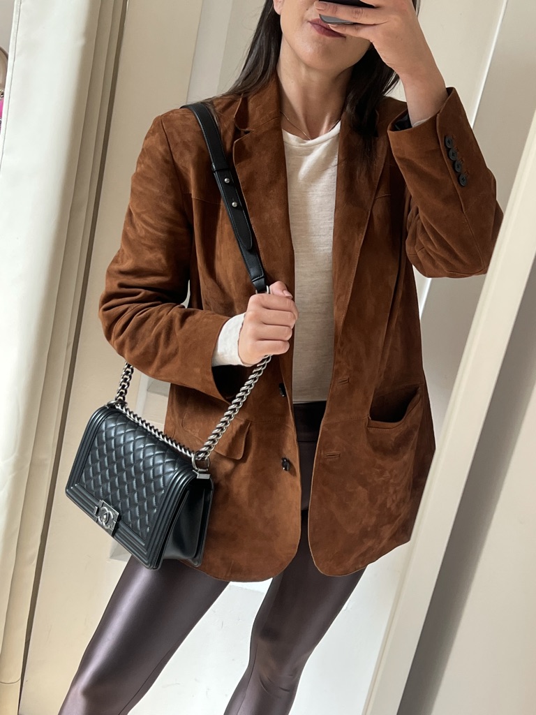 BORSA BOY MEDIA IN PELLE CHANEL