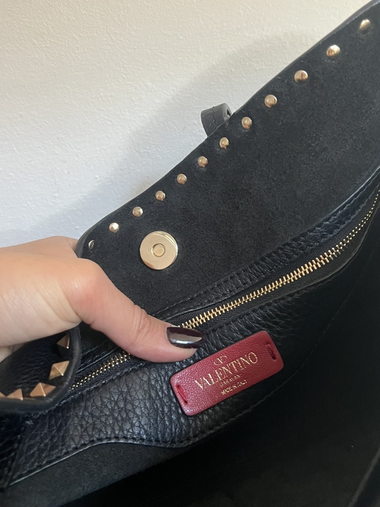 BORSA SHOPPING ROCKSTUD VALENTINO