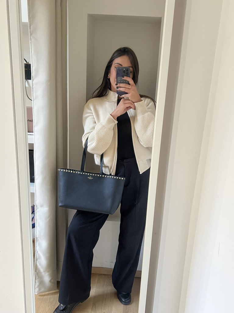 BORSA SHOPPING ROCKSTUD VALENTINO